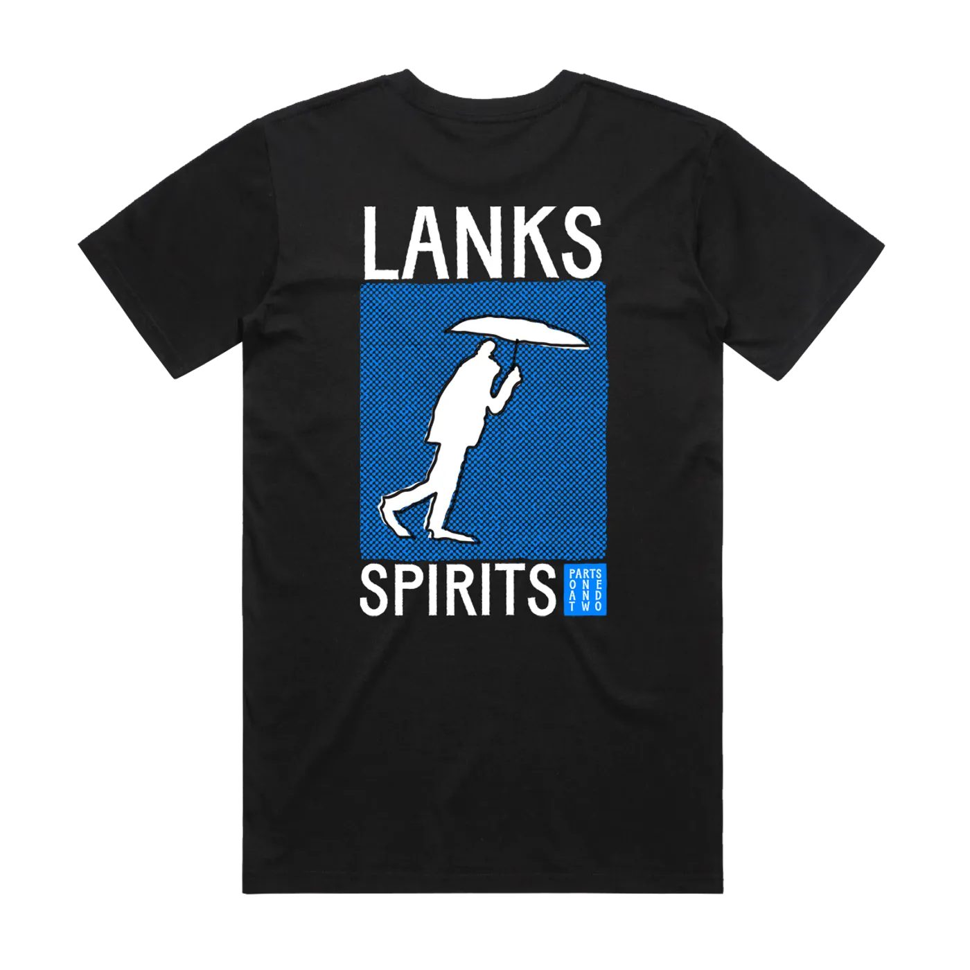 LANKS SPIRITS PT. 1 + 2 — BLACK TEE