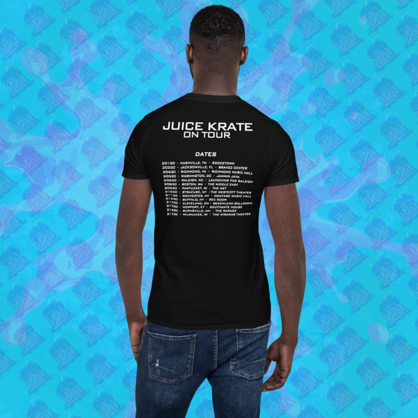 Juice Krate Exclusive Artist Tour Tee