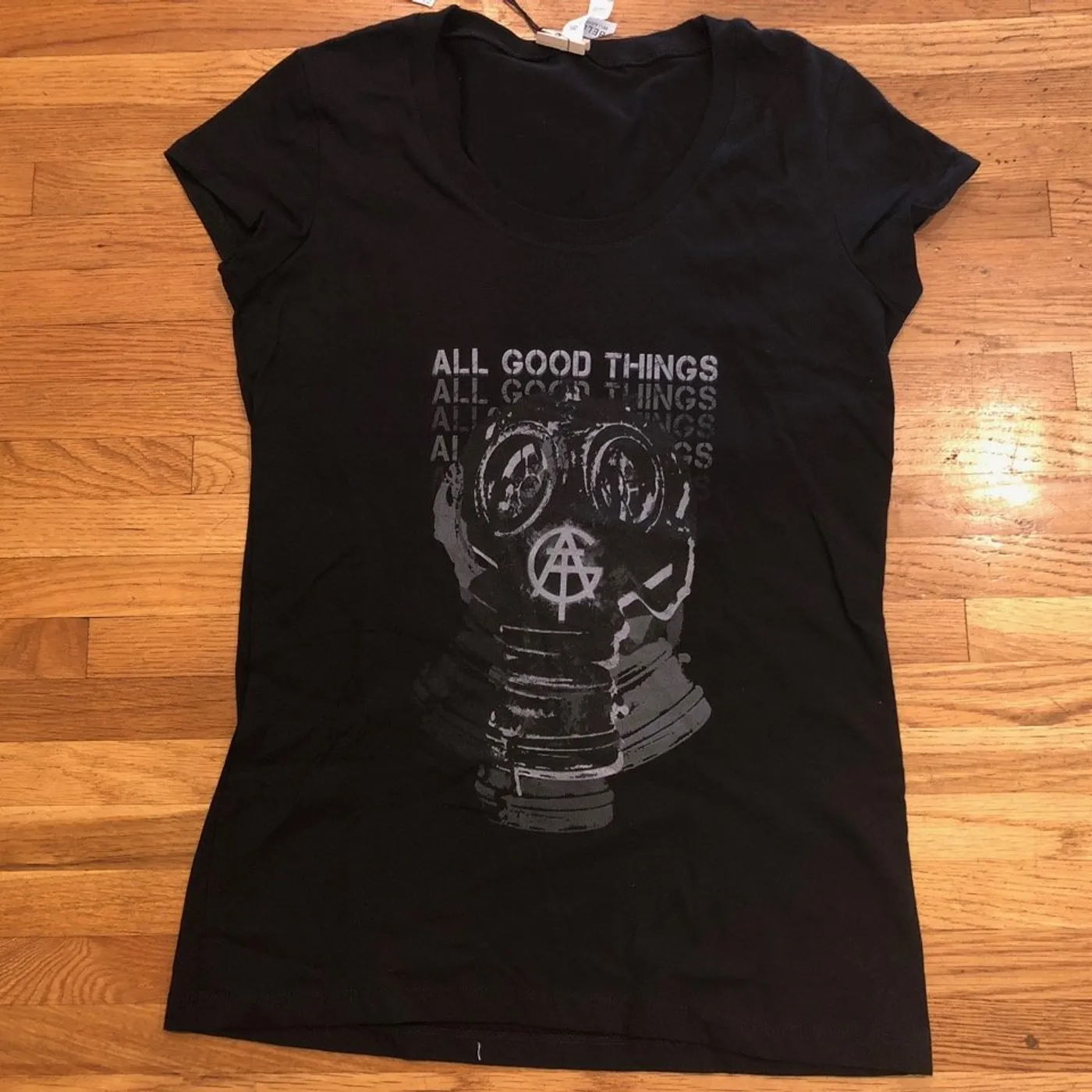 All Good Things Black Painted Gas Mask Girls T-Shirt