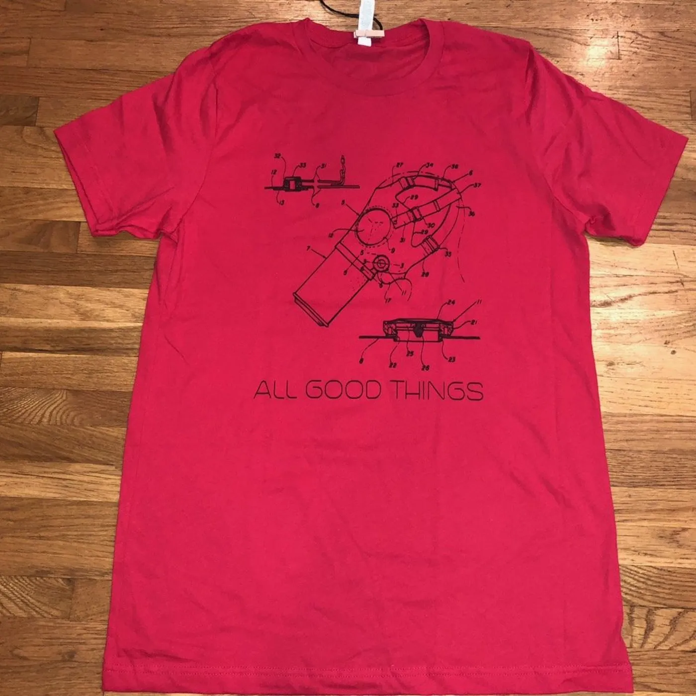 All Good Things Red Gas Mask Schematics T-Shirt