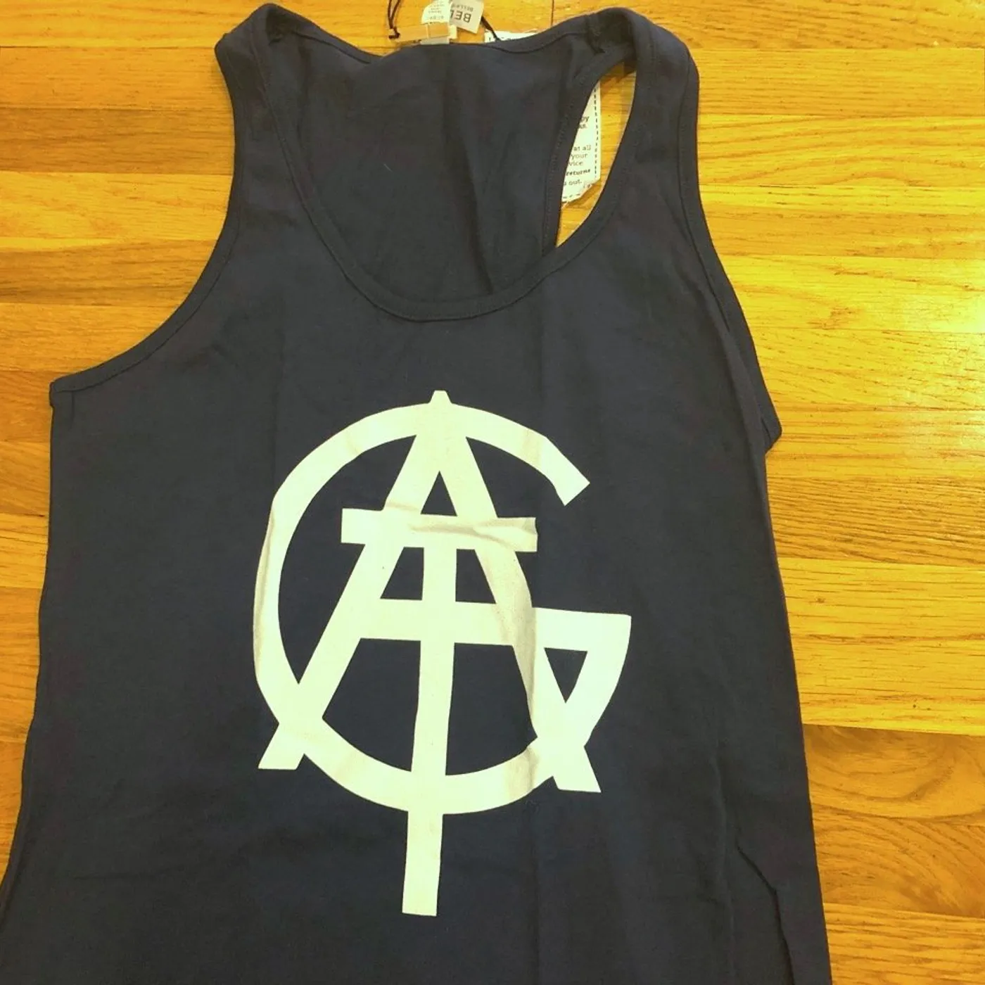 All Good Things Girls M Dark Blue Logo Tank