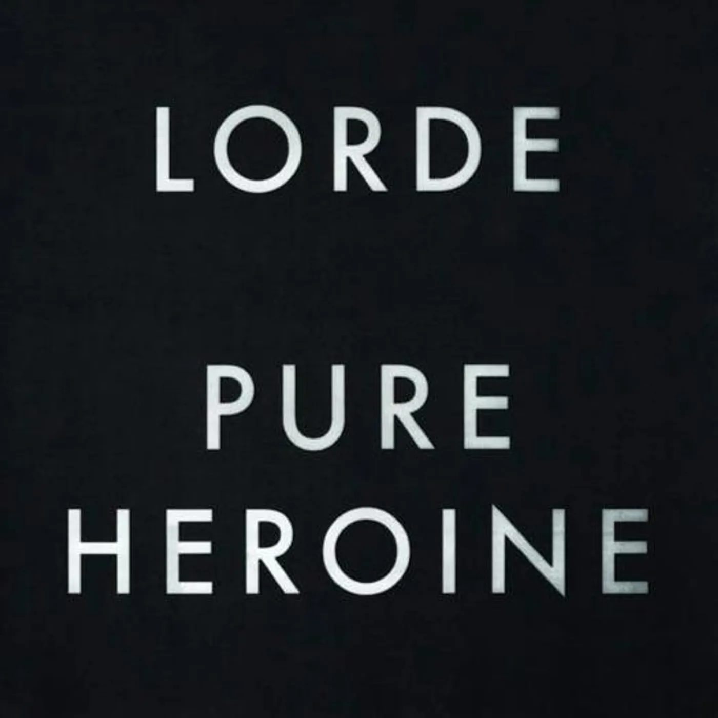 Lorde Pure Heroine (Black Vinyl)