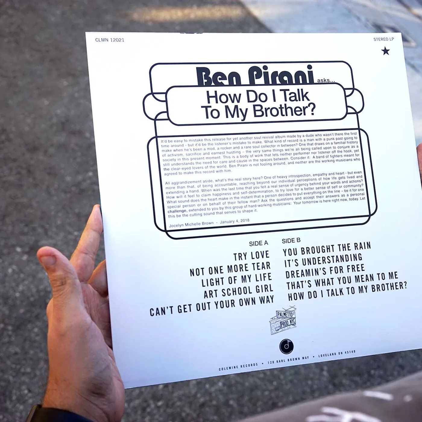 Ben Pirani How Do I Talk to My Brother? (Mystery Color Vinyl)