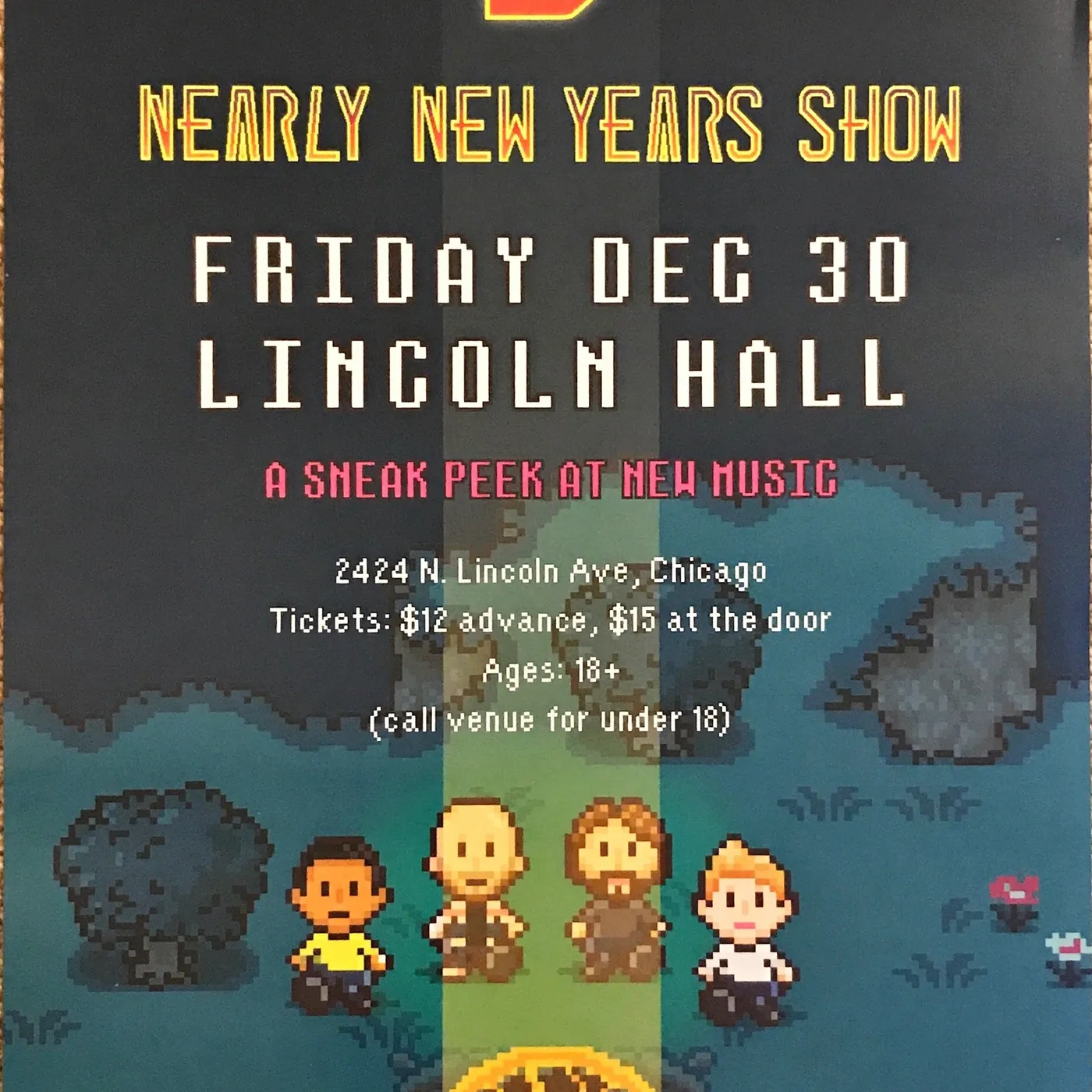 I Fight Dragons Nearly New Years 2016 Poster