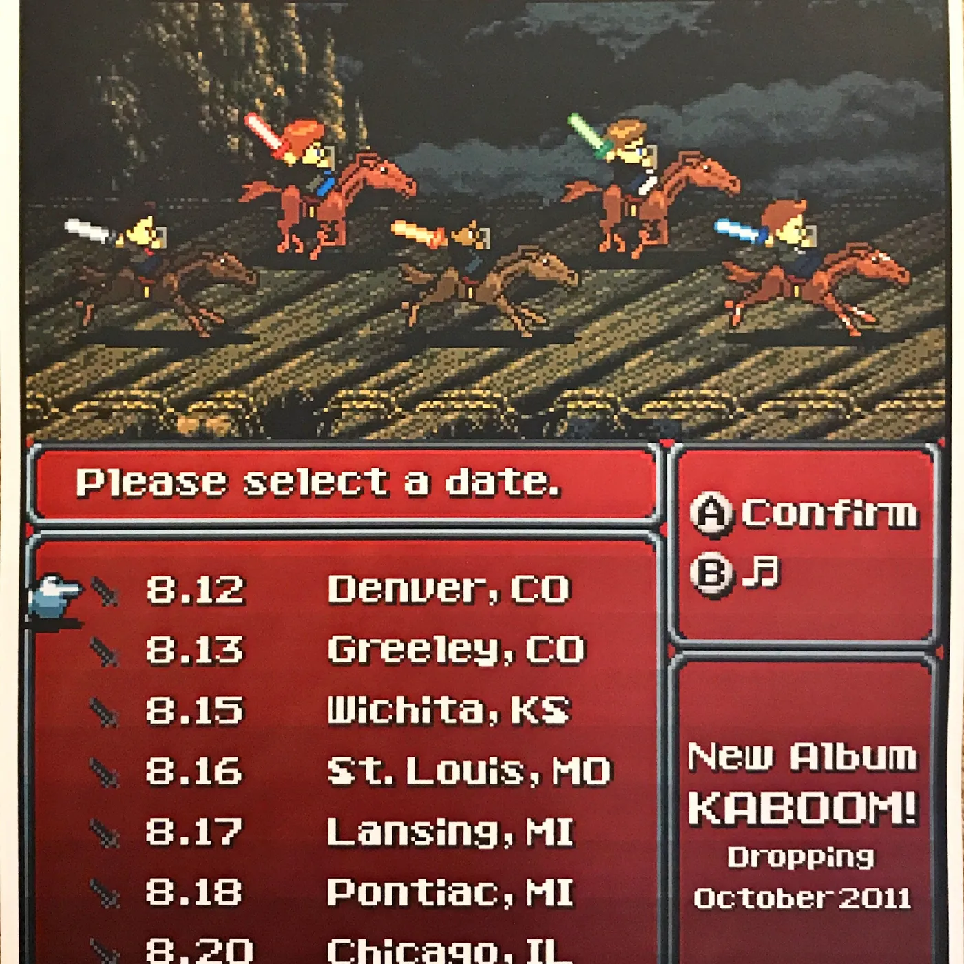 I Fight Dragons PreDetonation Tour Poster