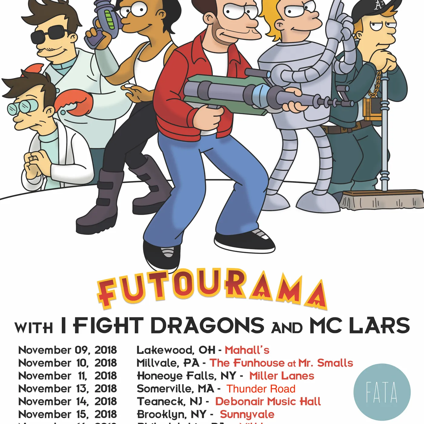 I Fight Dragons Futourama Poster