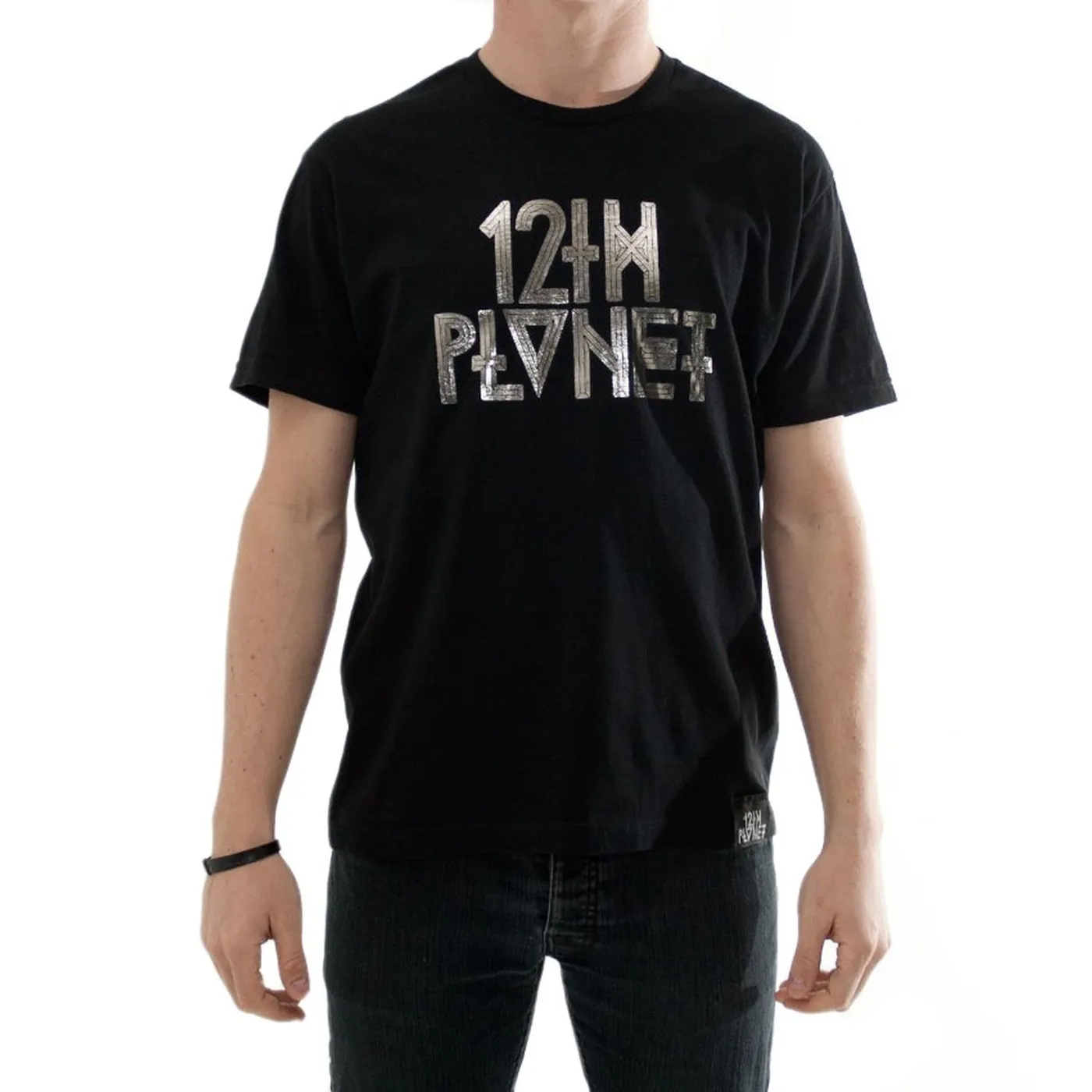 12th Planet Platinum Foil Logo Tee