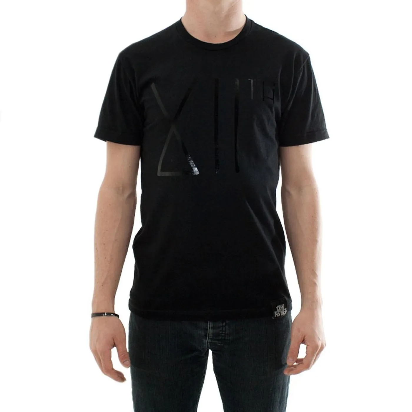 12th Planet XIIth Black Foil Logo Tee