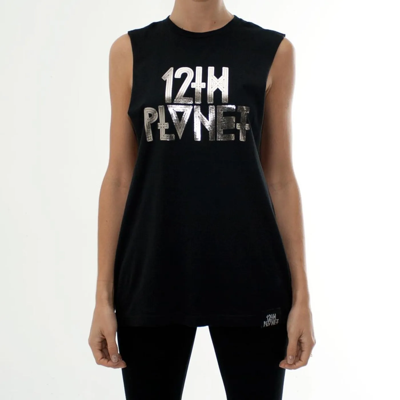 12th Planet Platinum Foil Sleeveless Tee