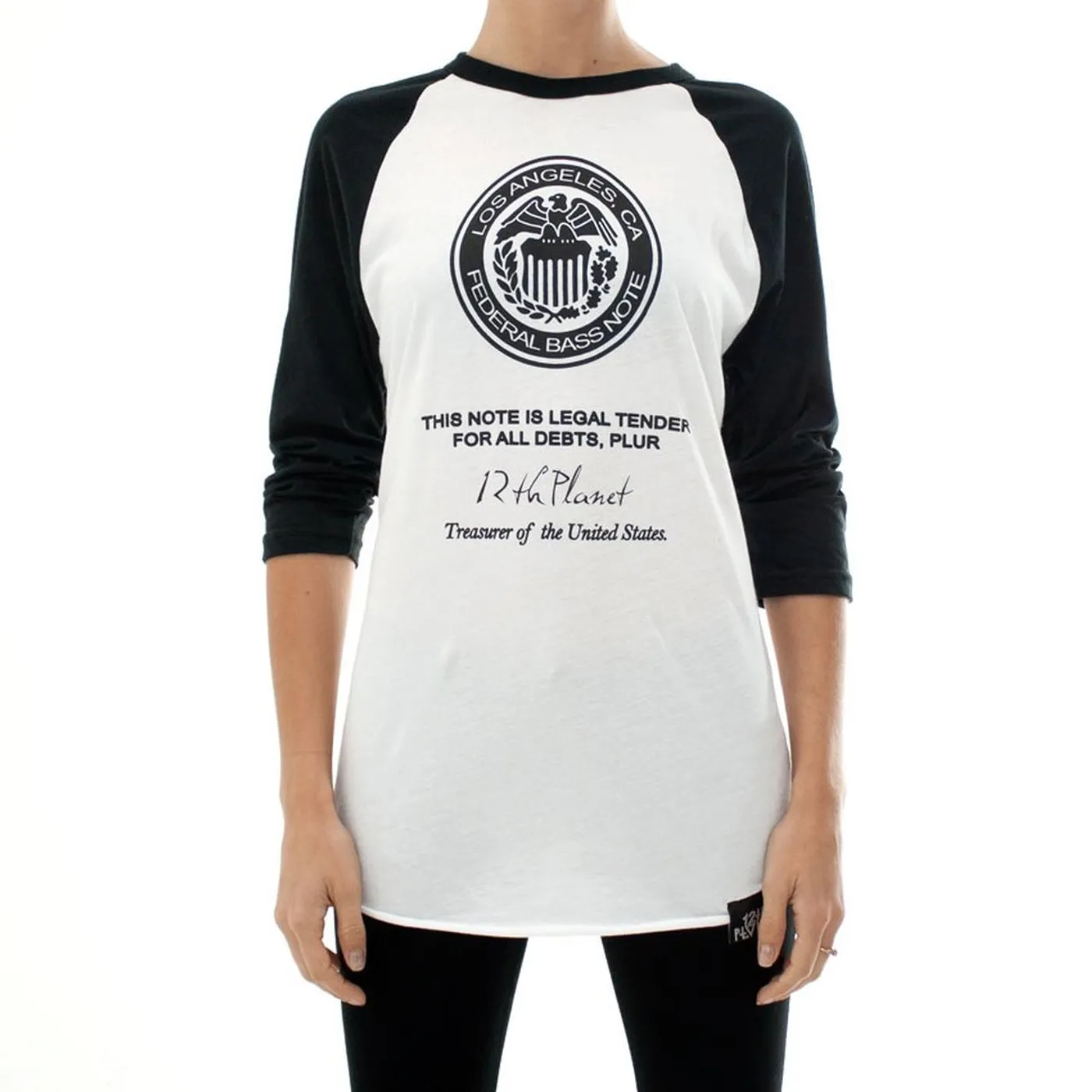 12th Planet Federal Bass Note Baseball Tee