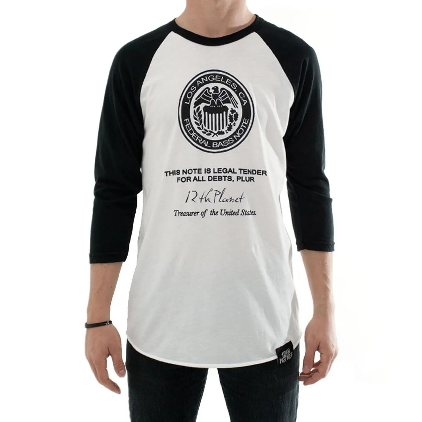 12th Planet Federal Bass Note Baseball Tee