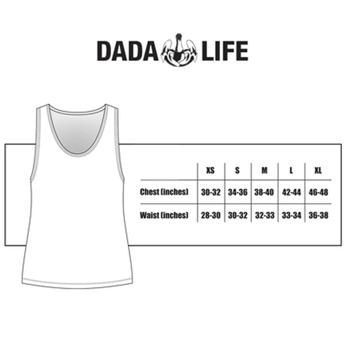 Dada Life BORN TO RAGE TANK TOP