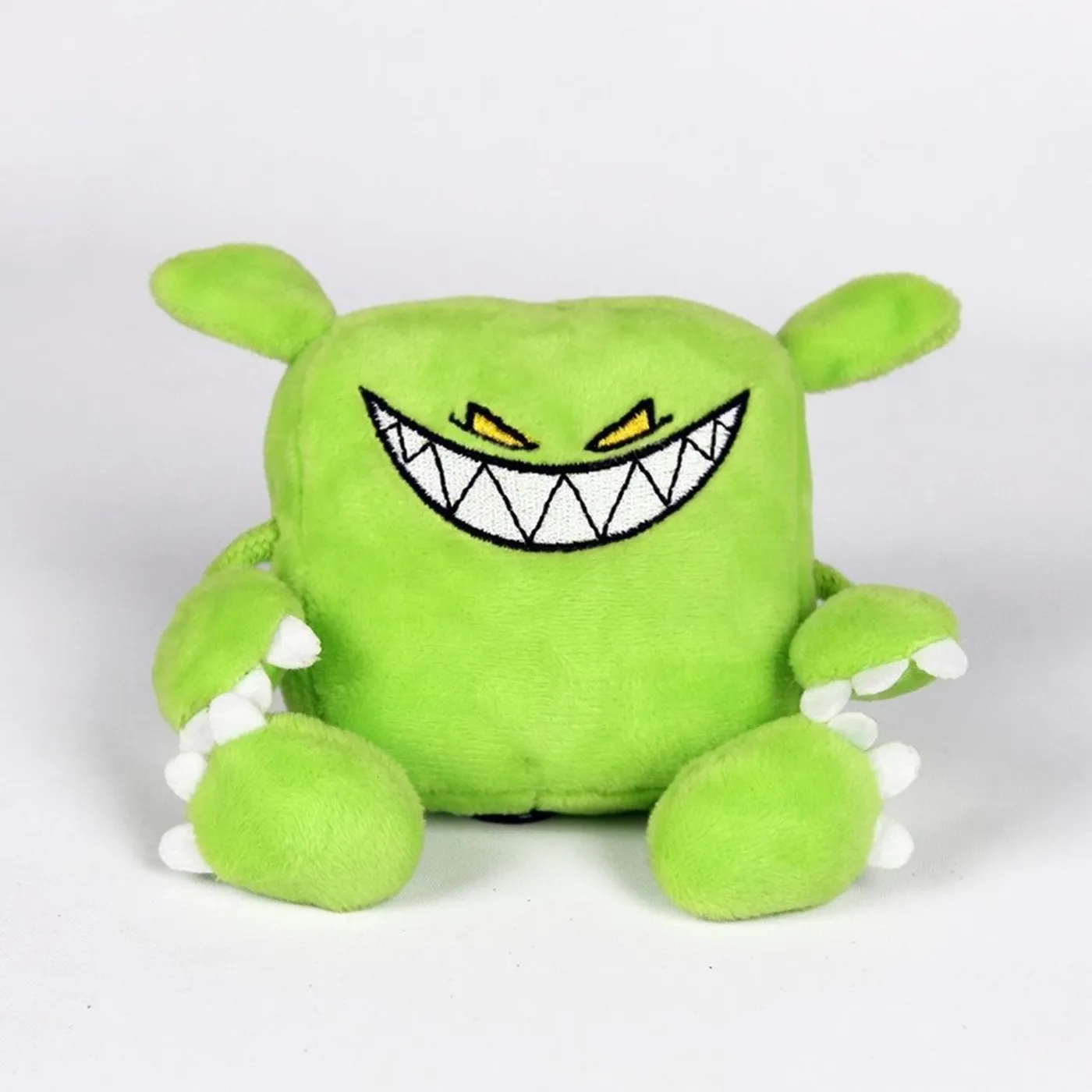 Feed Me Green Monster Plush Toy