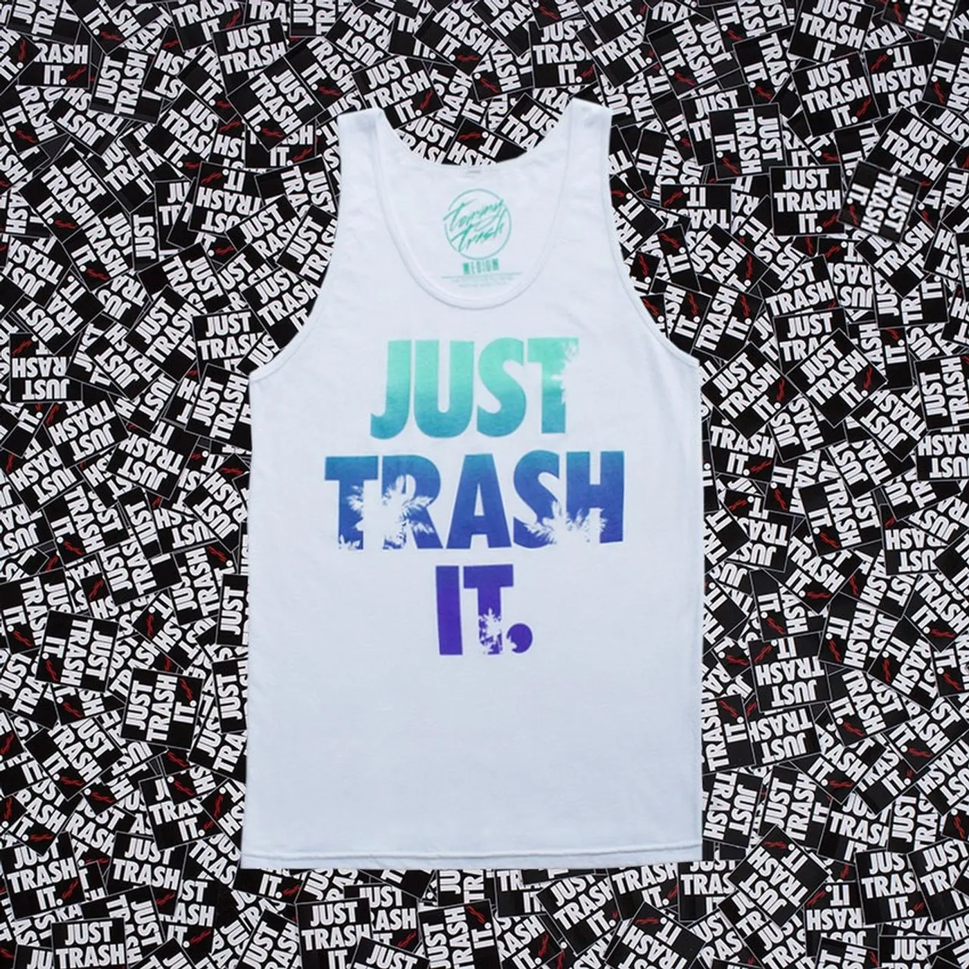 Tommy Trash Just Trash It Gradient Tank Top