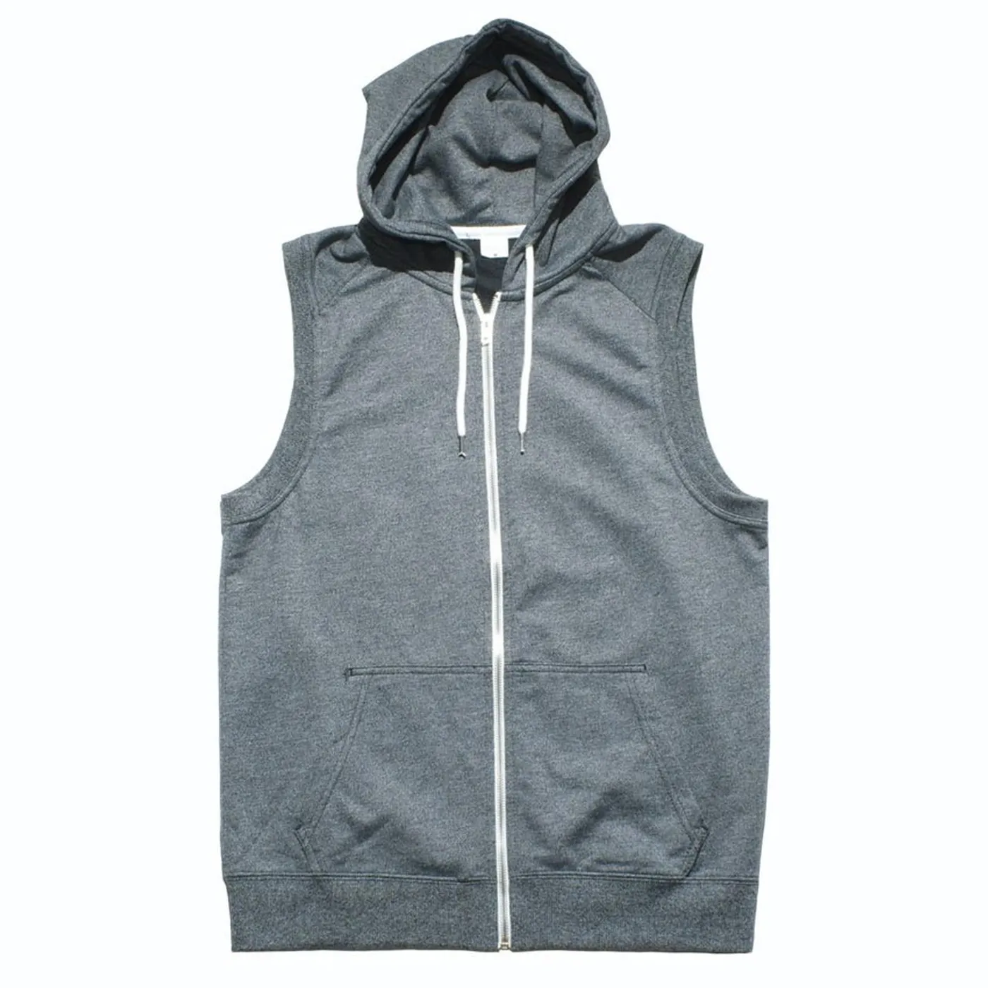 Grimes Gray Sleeveless Hoodie