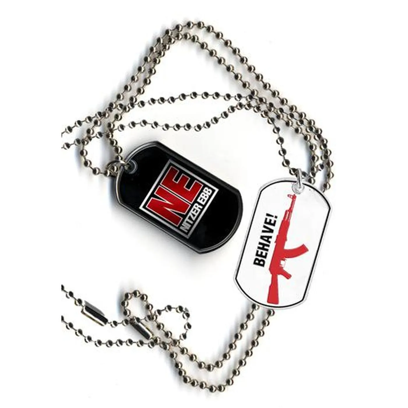Nitzer Ebb "Behave" Dogtag