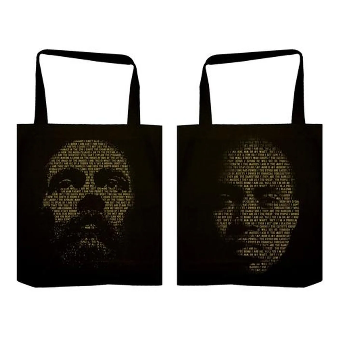Damian Marley & Nas "Lyrical Face" Tote Bag