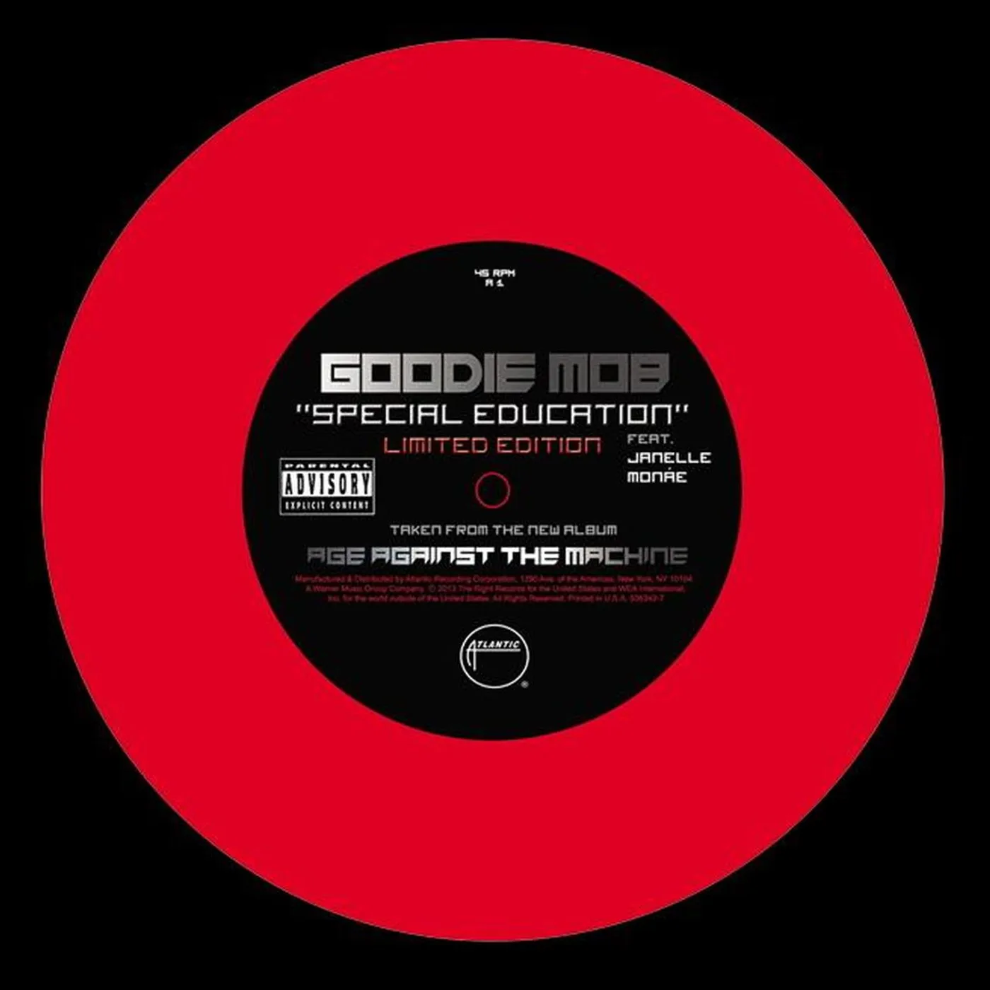 Goodie Mob "Special Education" 7" Vinyl Limited Edition Red Color Vinyl