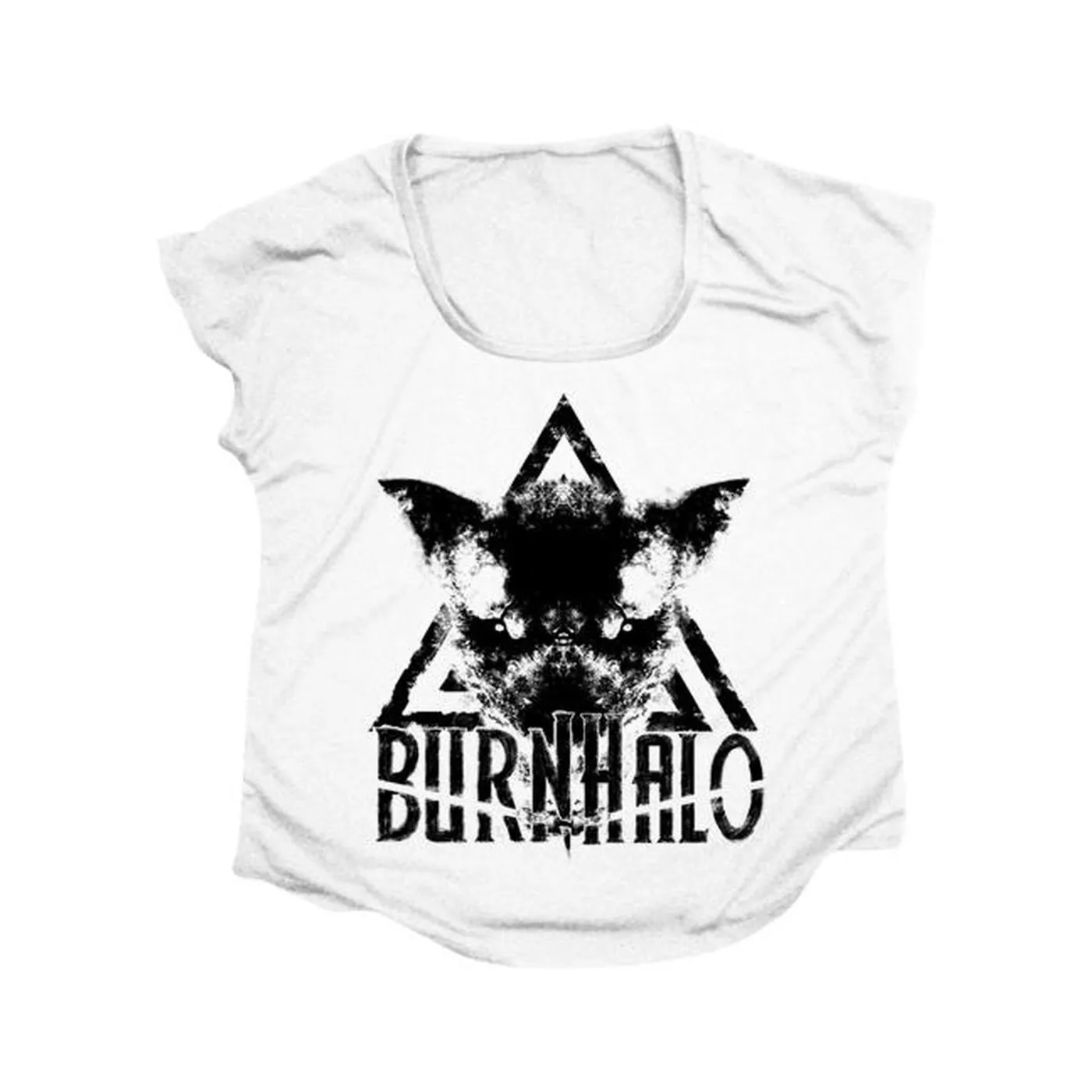 Burn Halo girls "Wolves of War" oversized doleman t-shirt