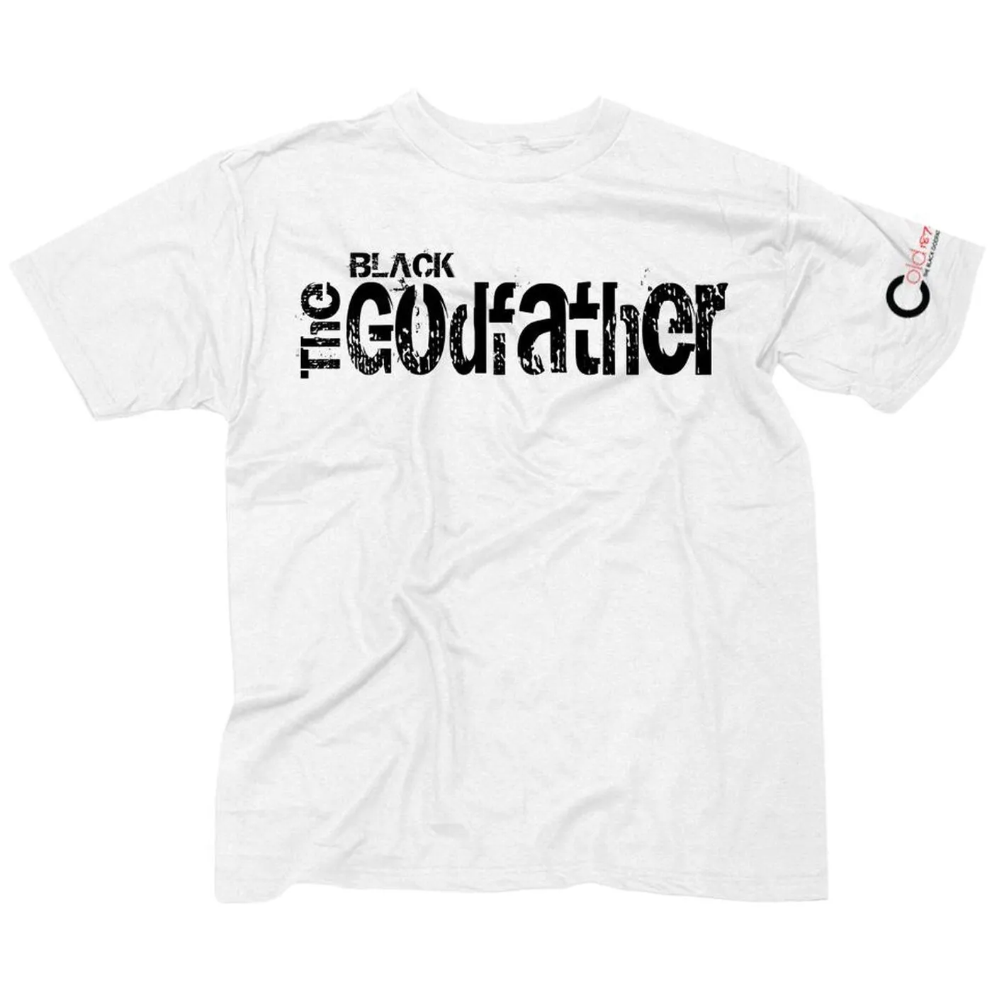 Cold 187um "The Black Godfather" INTERACTIVE White T-shirt