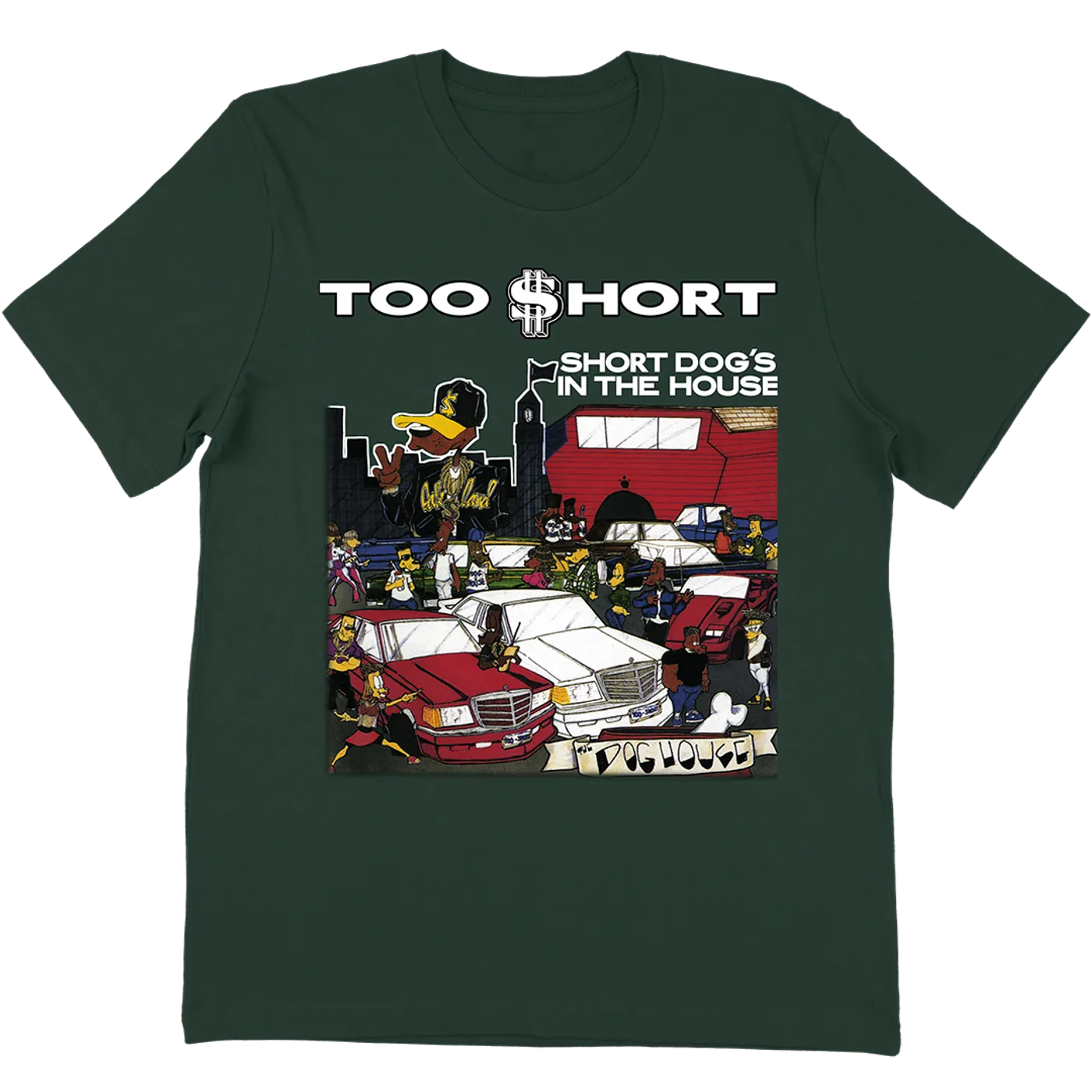 Too $hort "Short Dog's In The House" T-Shirt in Green