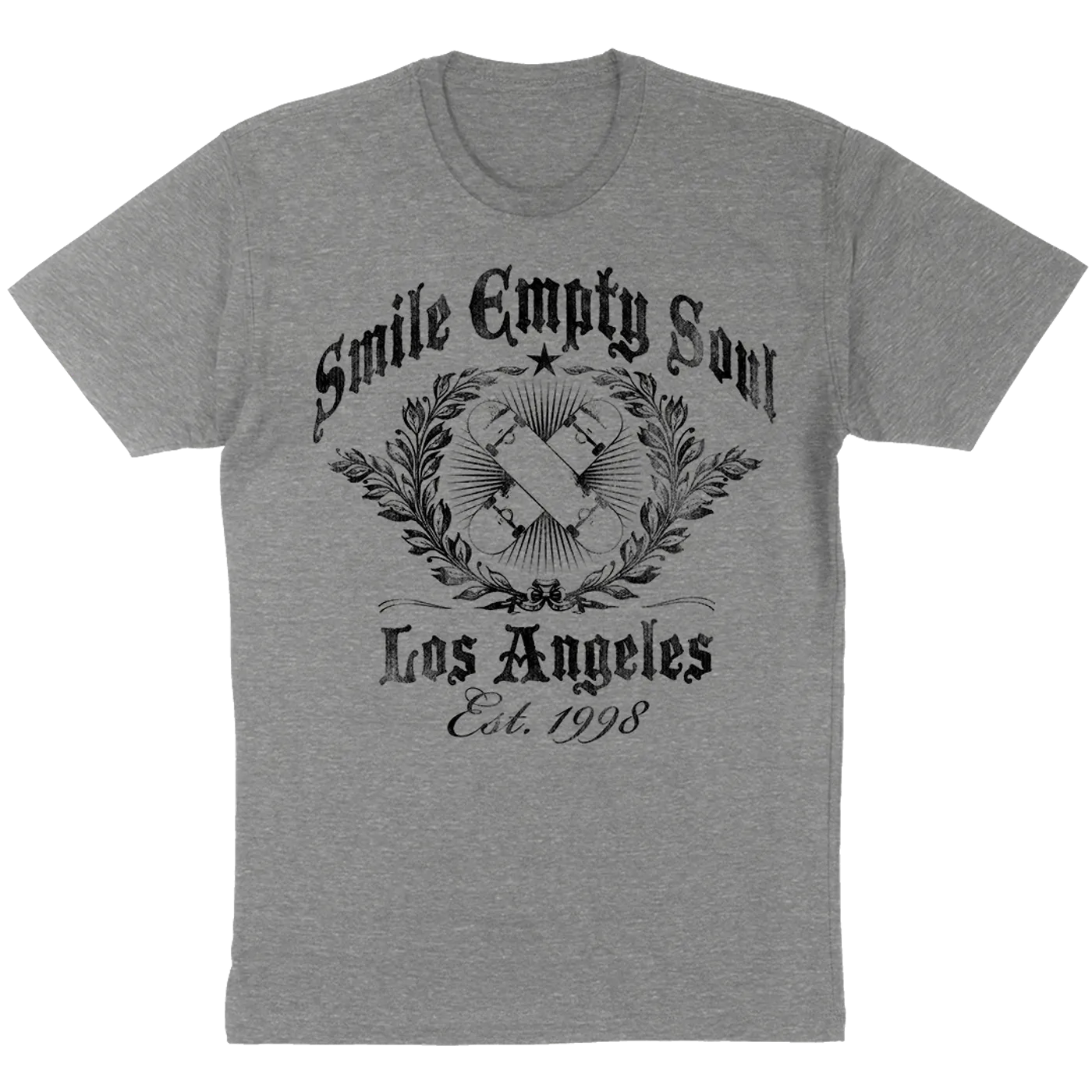 Smile Empty Soul "Established 1998" T-Shirt in Heather Grey