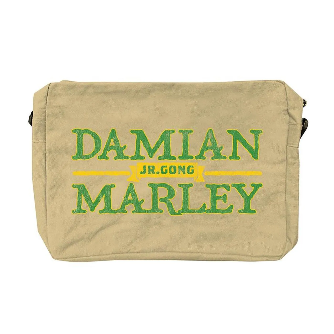 Damian Marley "Jr. Gong" logo messenger bag