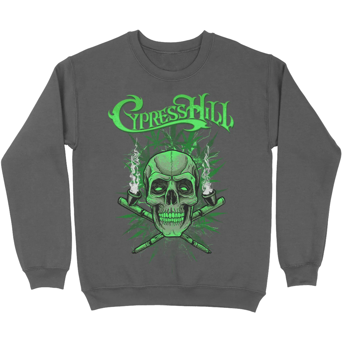 Cypress Hill "420" Sweatshirt in Charcoal Gray
