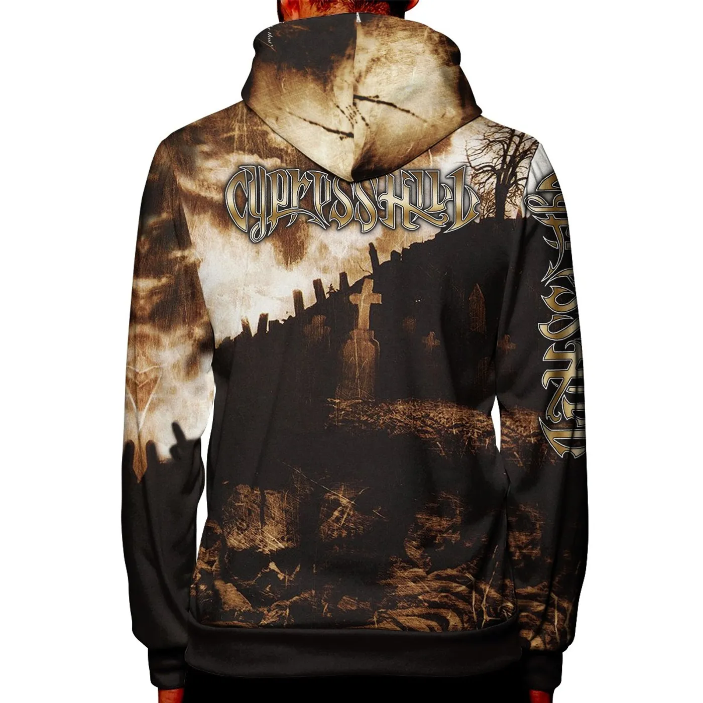Cypress Hill "Black Sunday" Premium All Over Print Pullover Hoodie