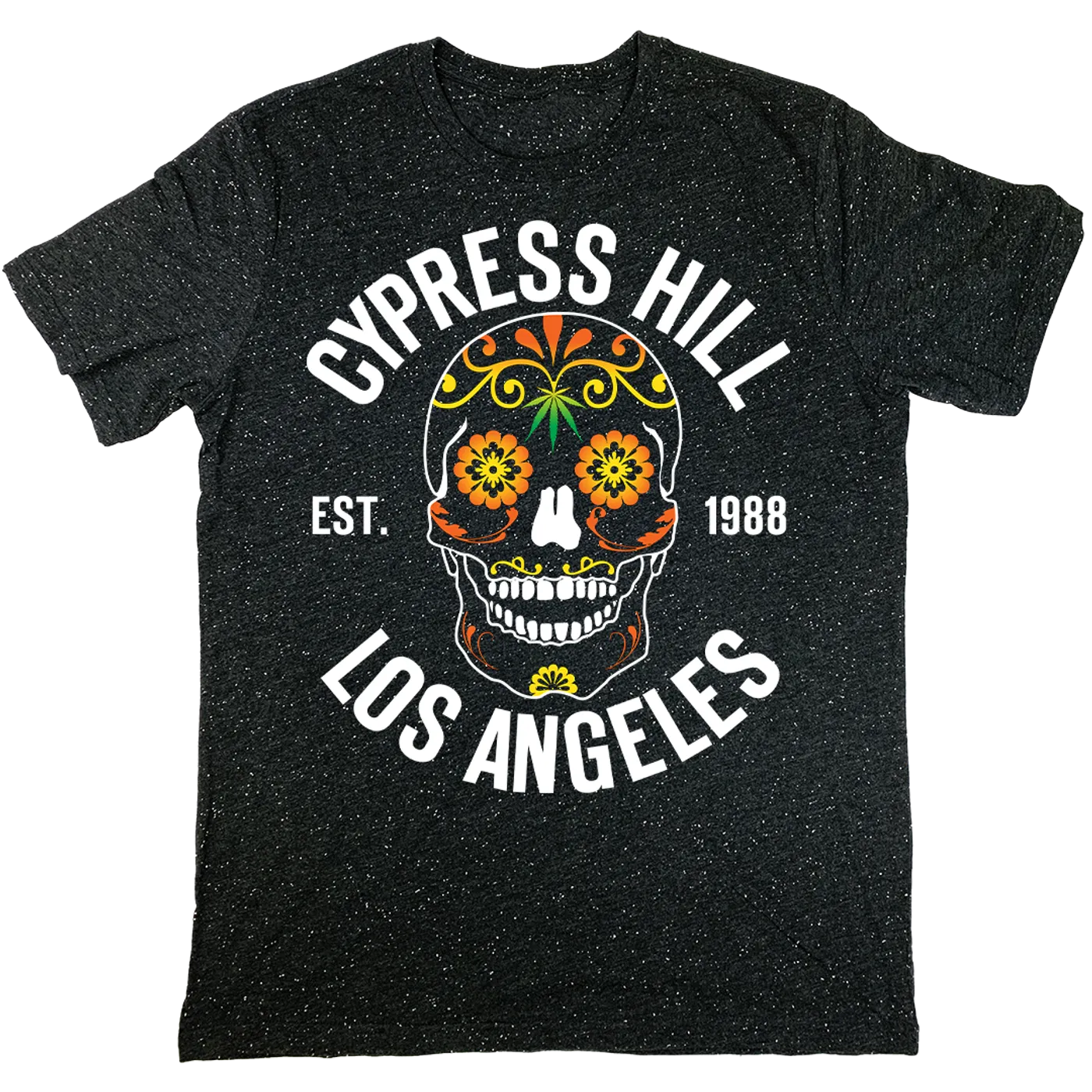 Cypress Hill "Day of the Dead" T-Shirt in Confetti Black