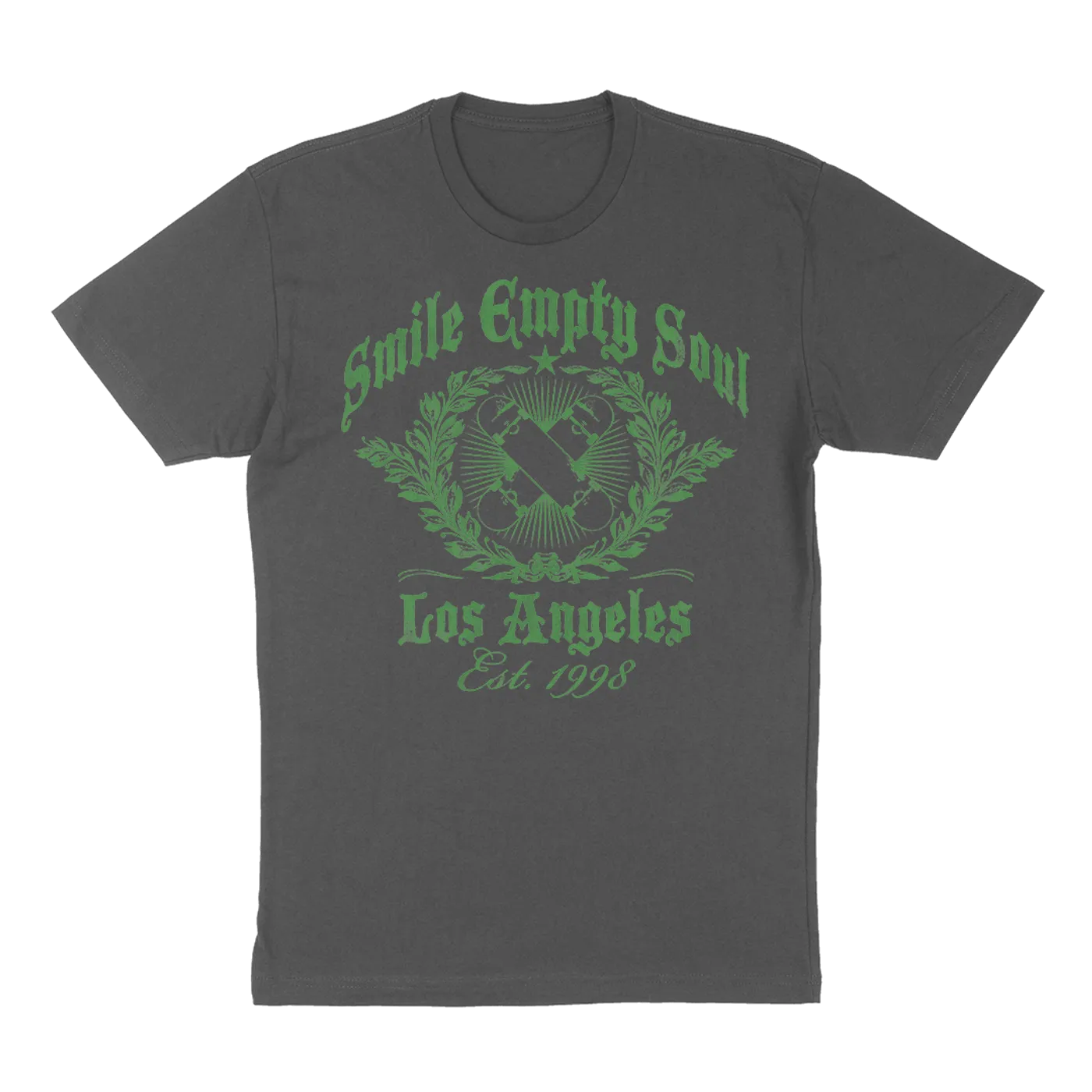 Smile Empty Soul "EST. 1998" T-Shirt in Charcoal