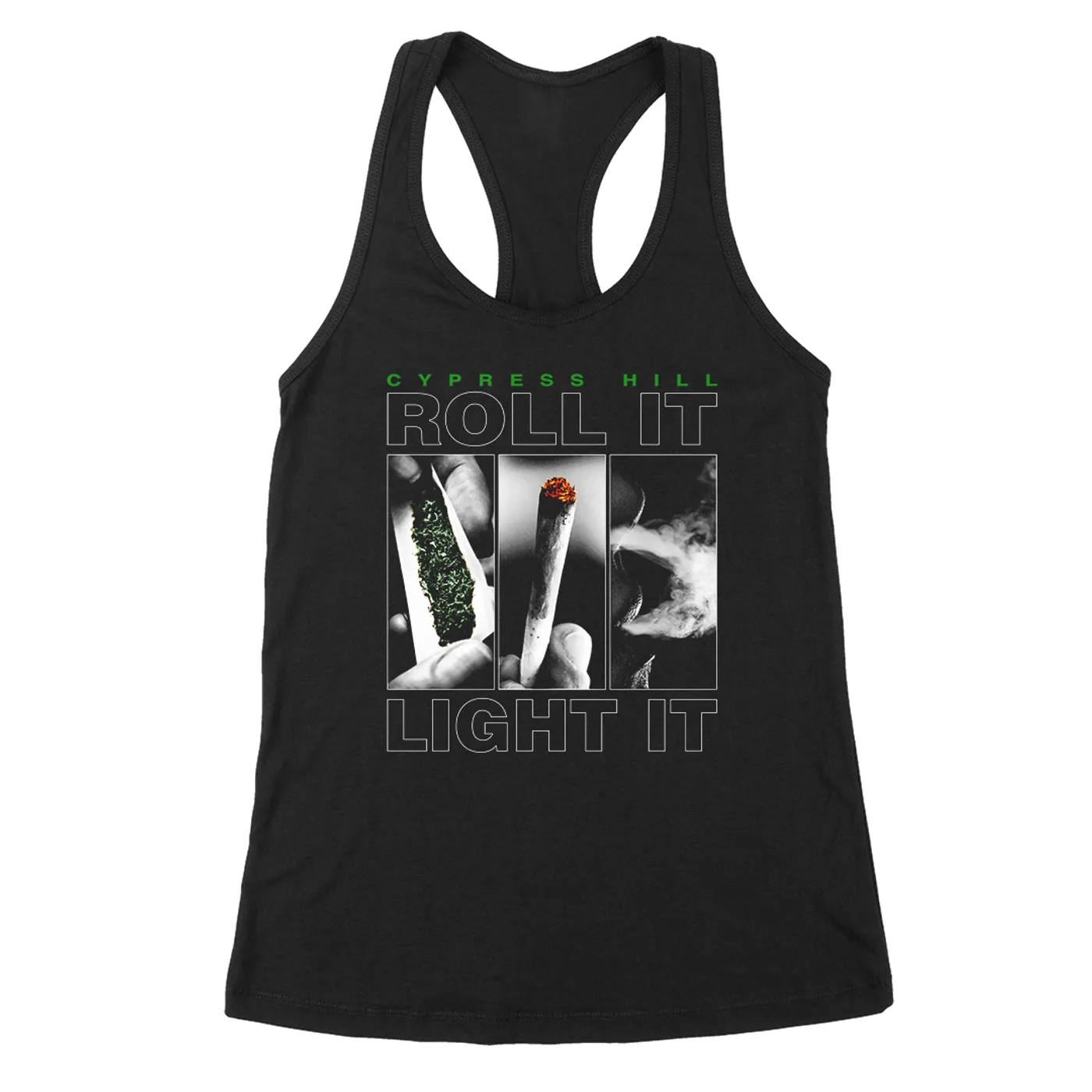 Cypress Hill "Roll It" Racer Back Tank Top