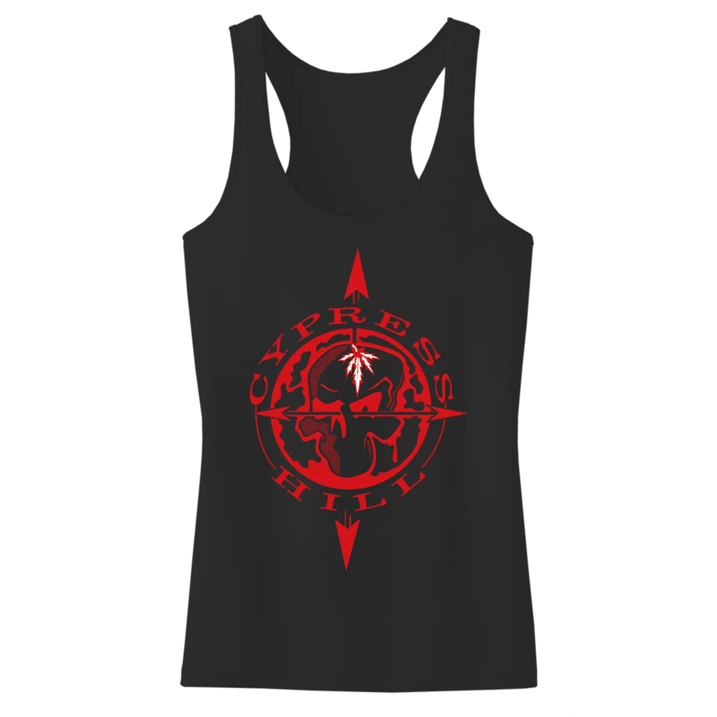 Cypress Hill "Skull & Compass" Racer Back Women's Tank Top