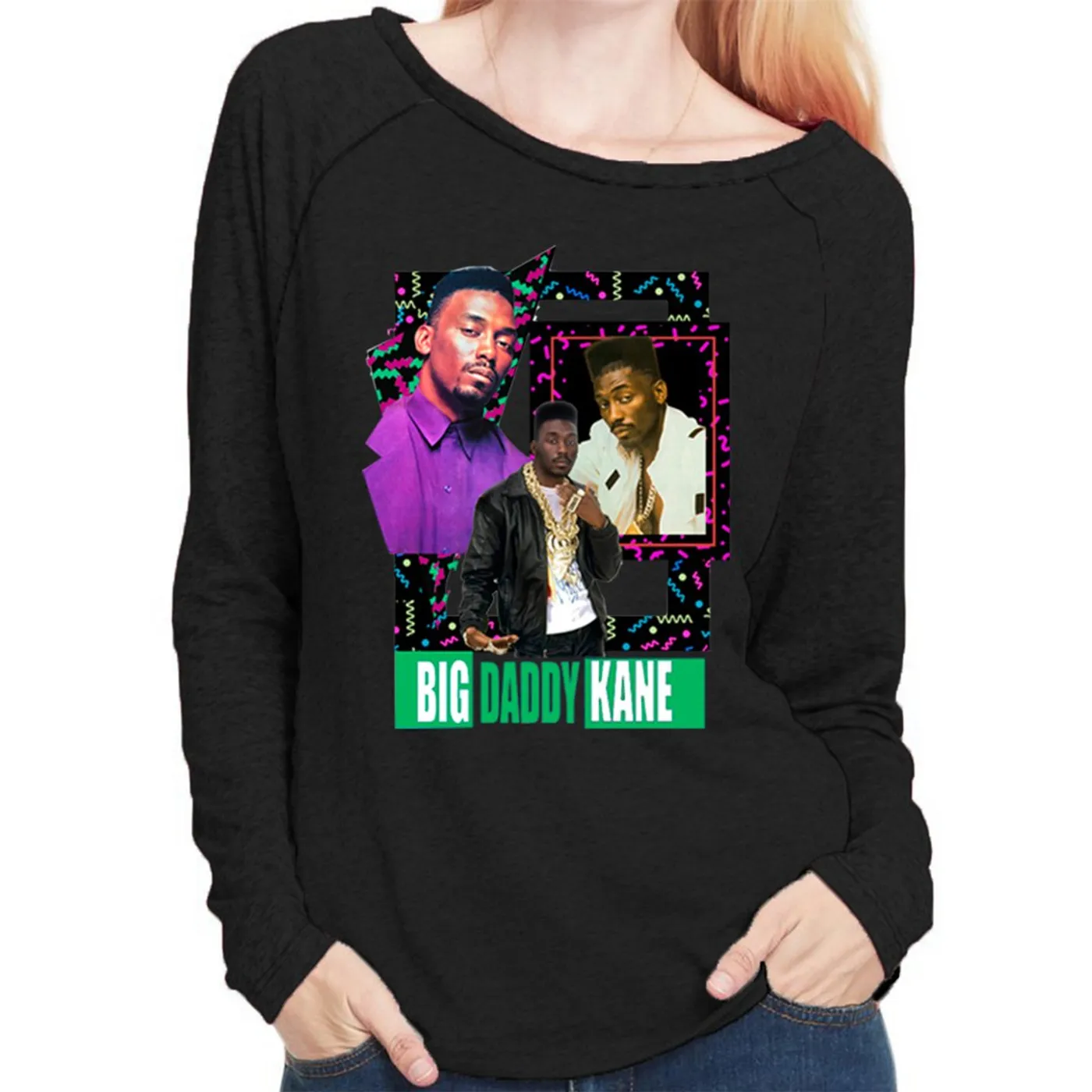 Big Daddy Kane "Colors" Women's Long Sleeve Scoop Neck