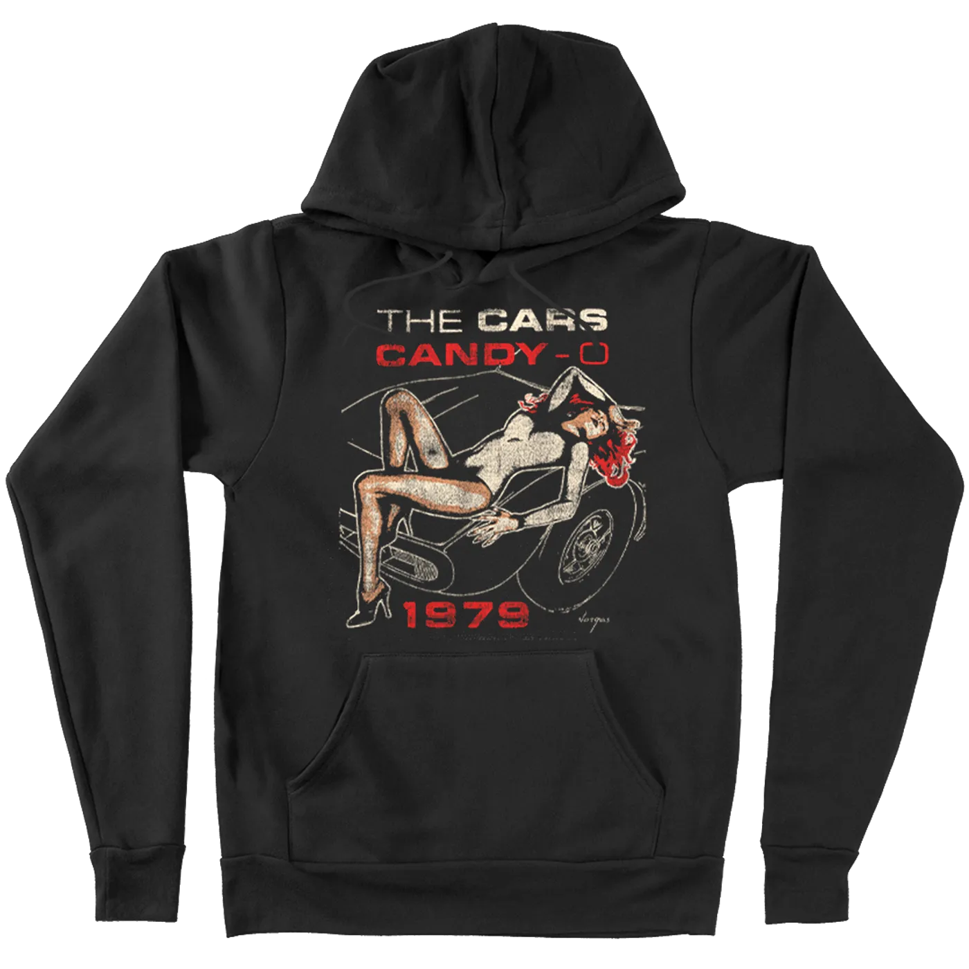 The Cars "Candy-O Vintage 1979" Pullover Hoodie