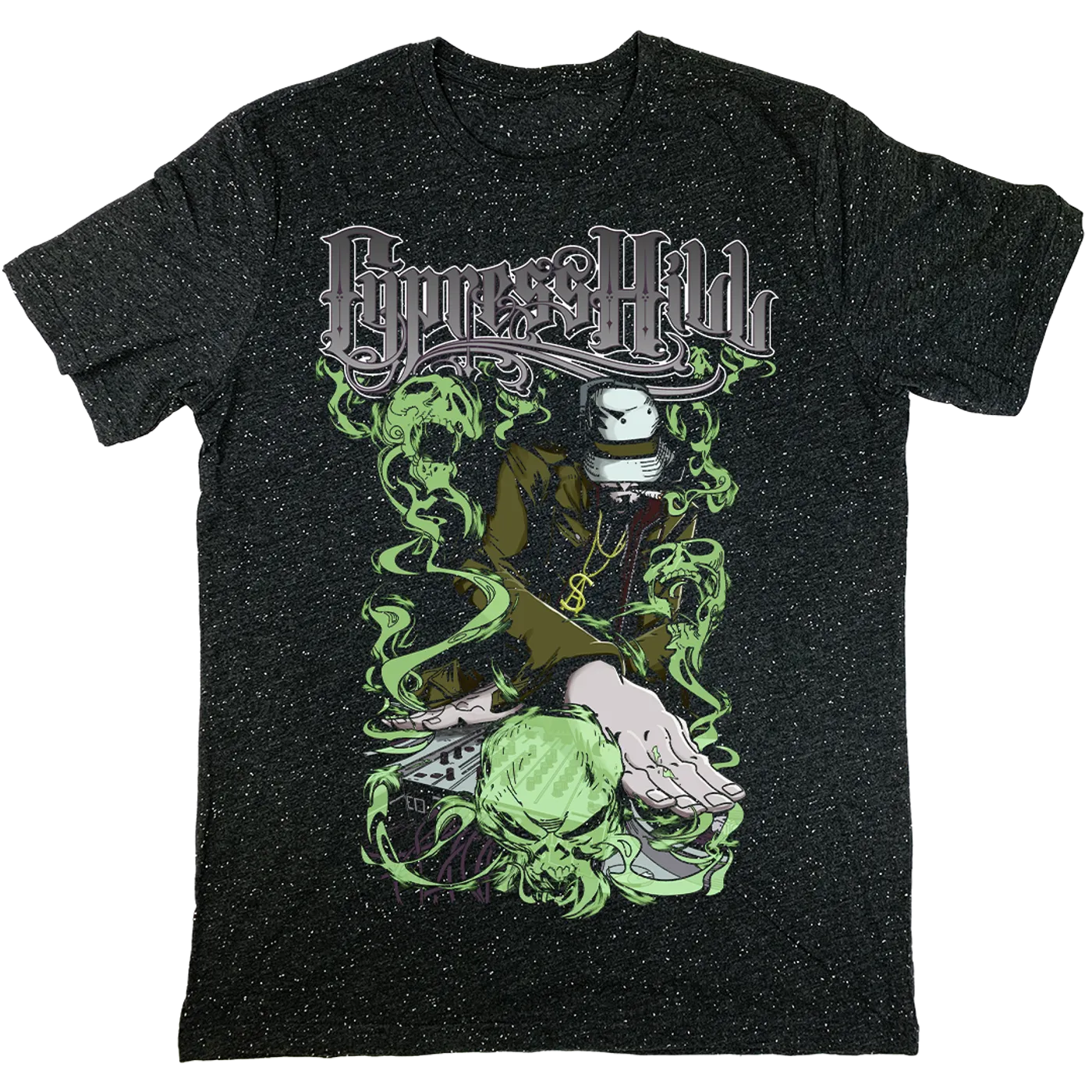 Cypress Hill "DJ Muggs" T-Shirt in Confetti Black