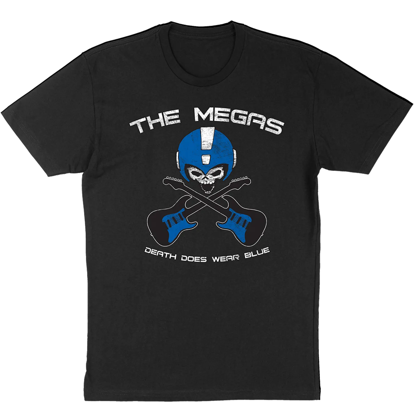 The Megas "Skull N Guitars" Legacy Design T-Shirt