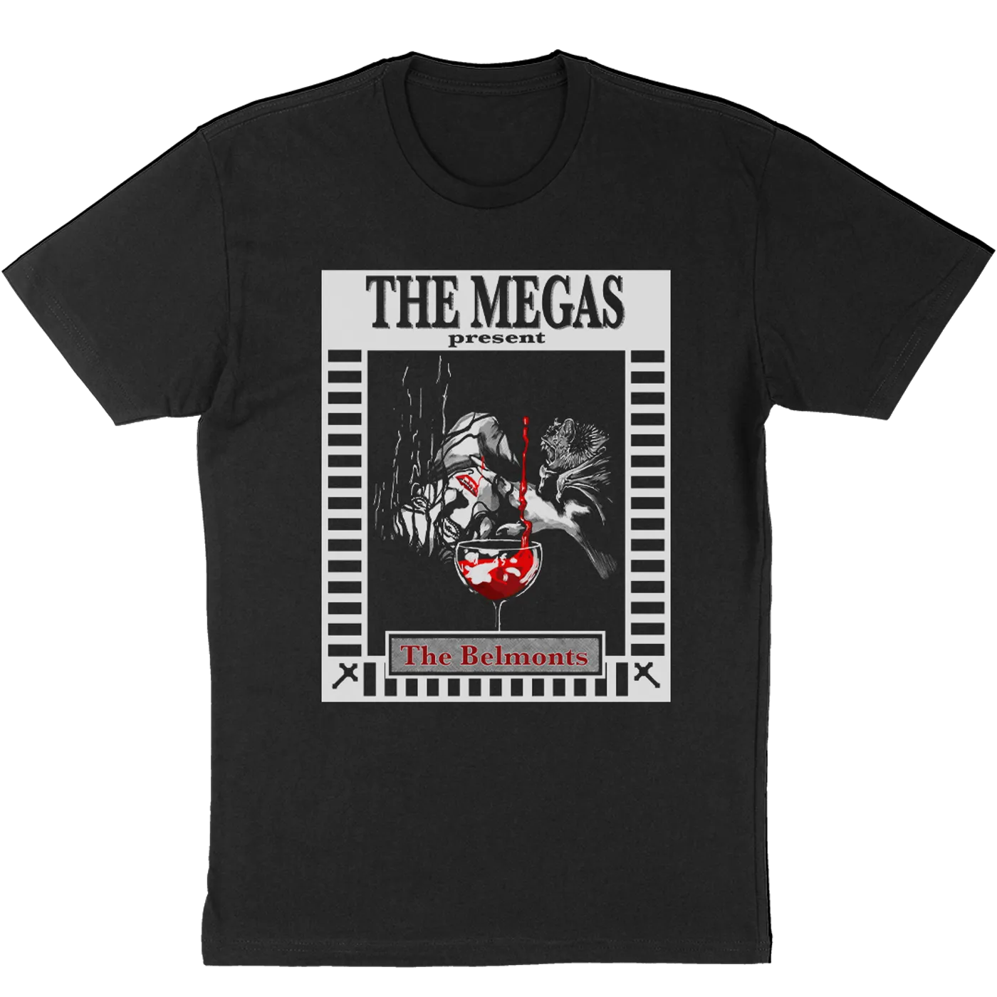 The Megas The Belmonts "Thirsty Vamp" Legacy Design T-Shirt