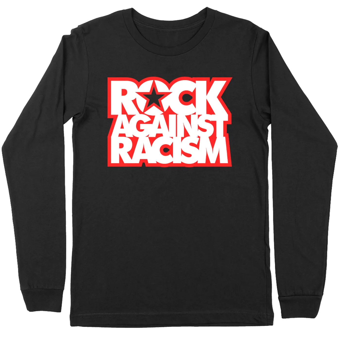 Rock Against Racism "Stacked Logo" Long Sleeve T-Shirt