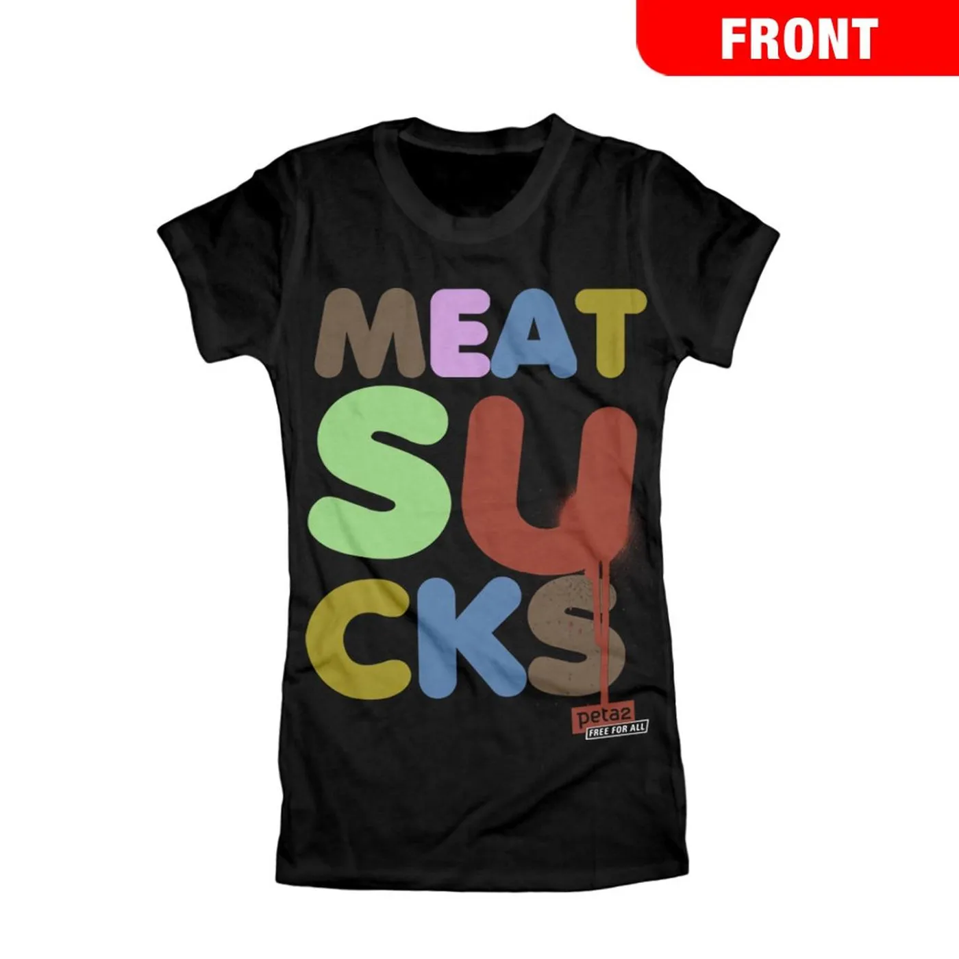 PeTA "Meat Sucks" T-Shirt
