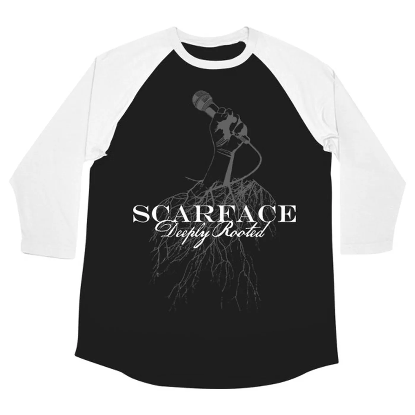 Scarface "Deeply Rooted" Raglan 3/4 sleeve t-shirt