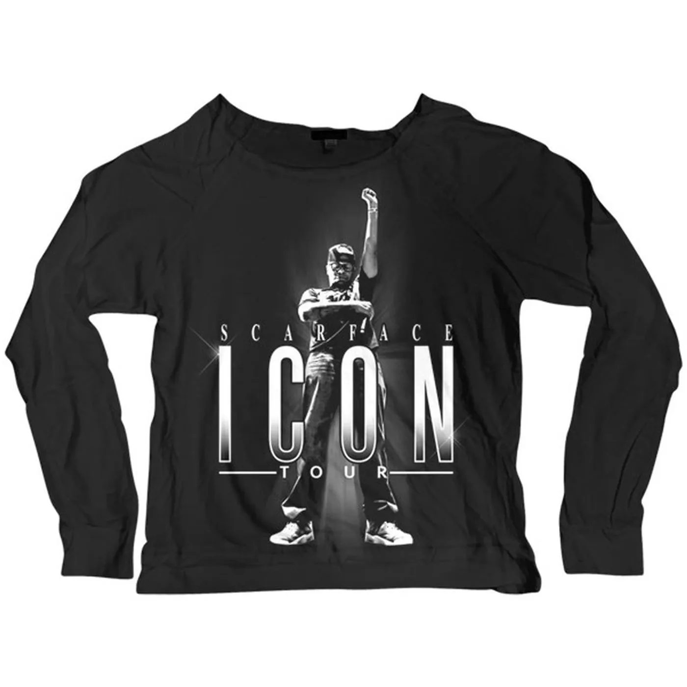 Scarface "Icon Tour" Long Sleeves Women's Scoop Neck T-Shirt