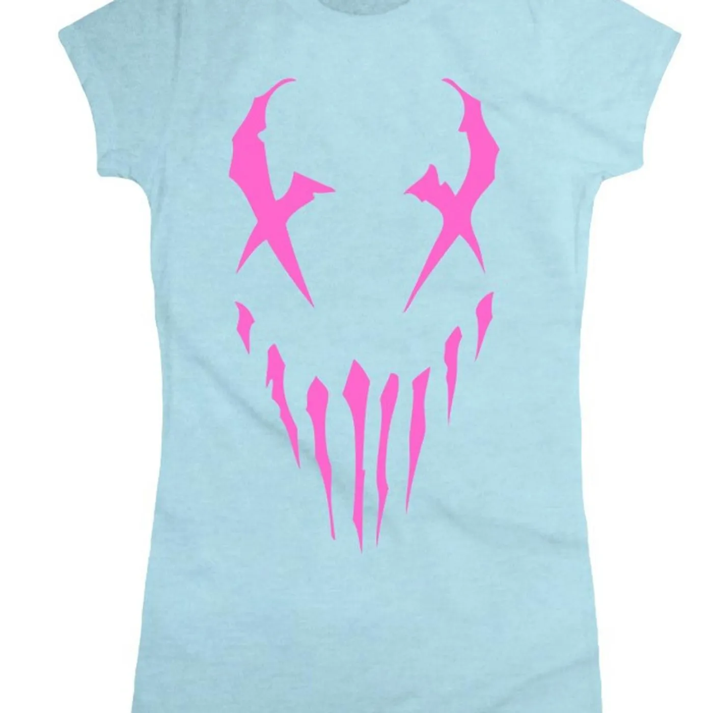 Mushroomhead "X-Face" women's lite blue t-shirt