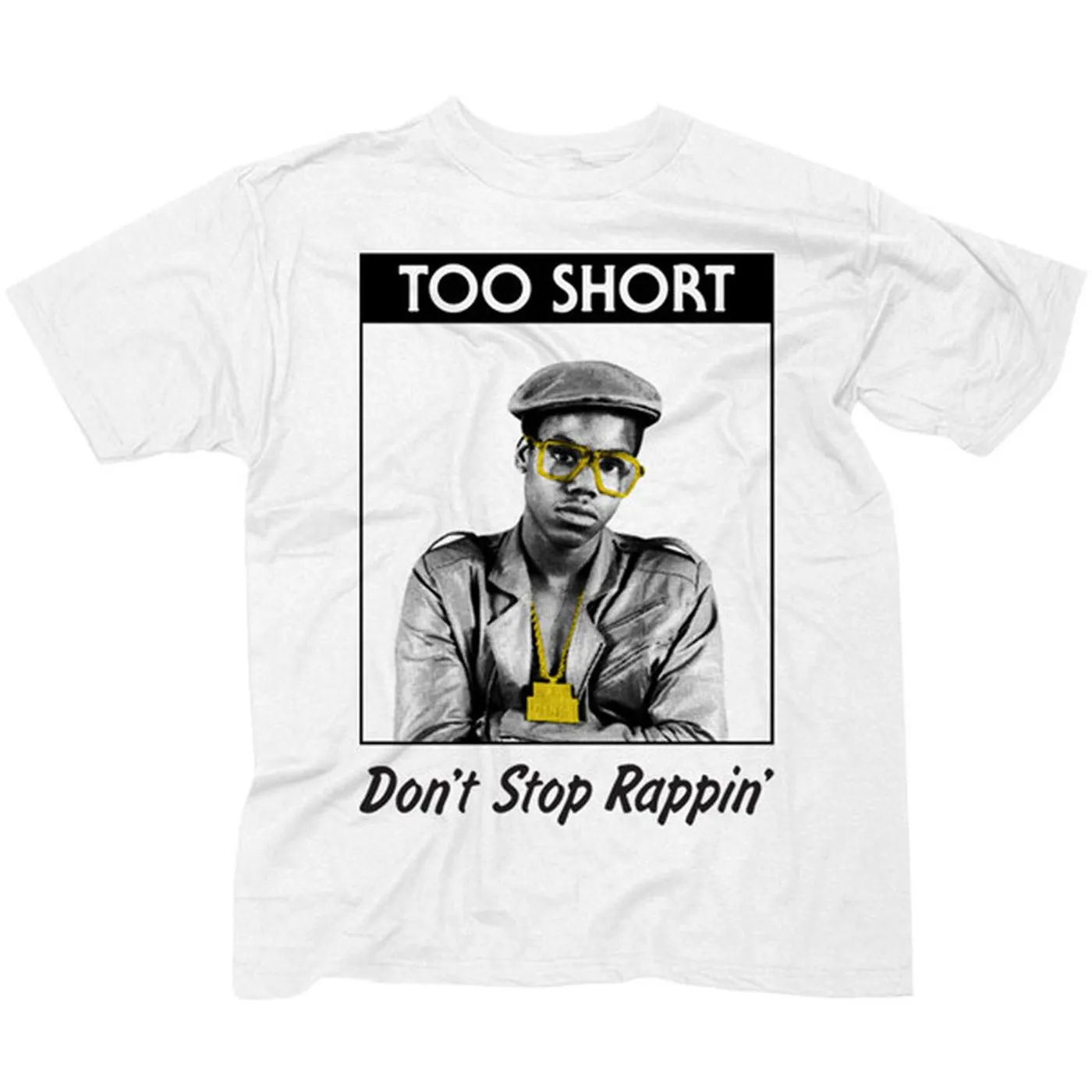 Too $hort "Rappin'" Men's White T-Shirt