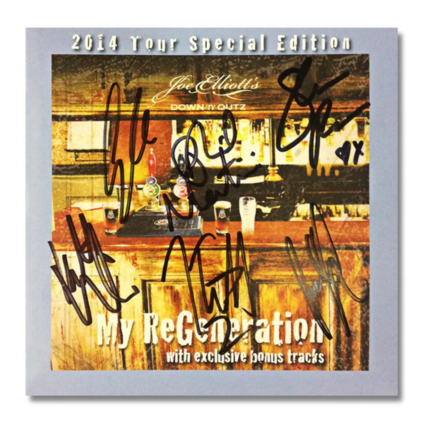 Down 'n' Outz Down N’ Outz "My ReGeneration" AUTOGRAPHED & Limited Edition Numbered CD