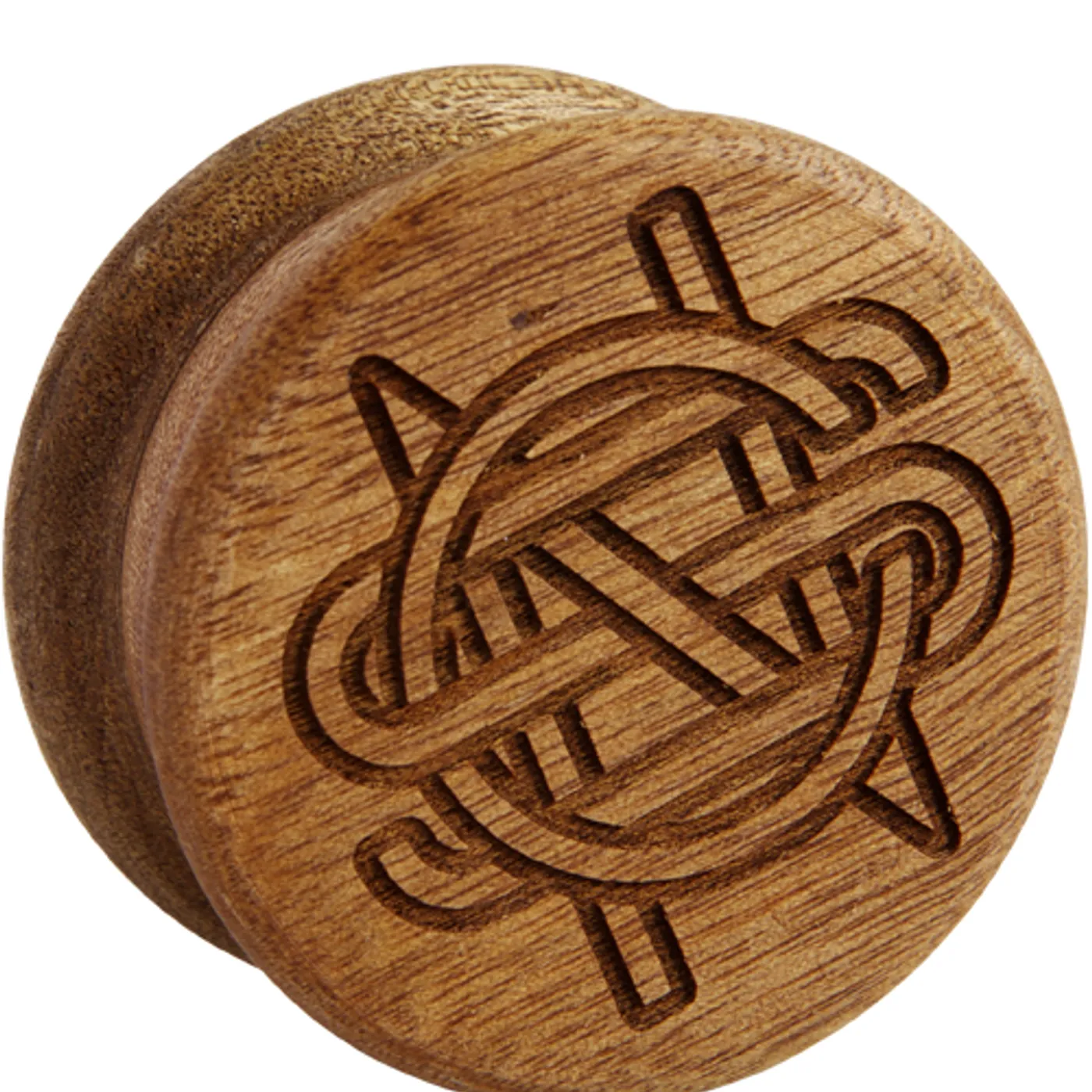 Crosby, Stills & Nash CSN "Engraved Initials" Wood Grinder