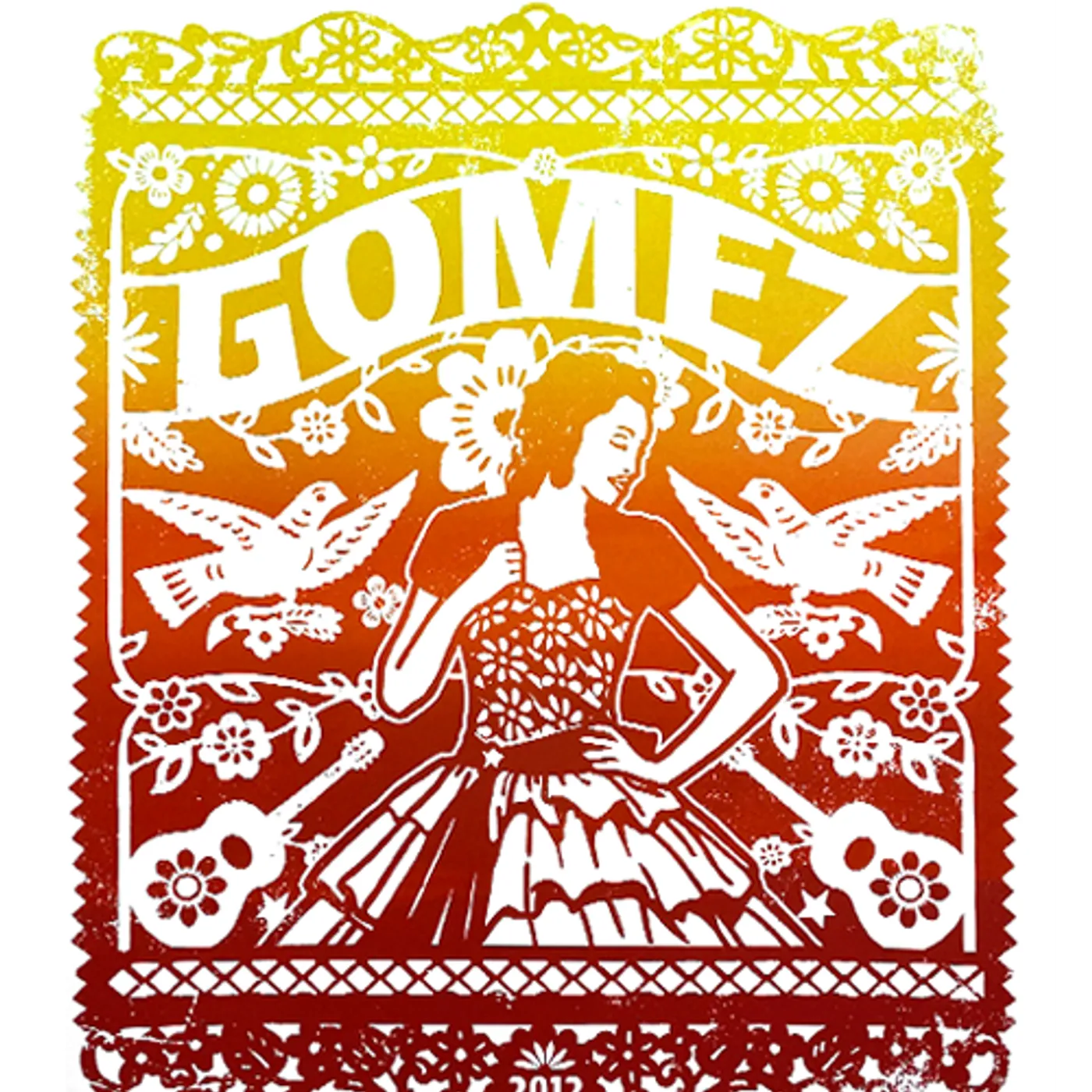 Gomez "2012 Dated Lace Lady" Poster