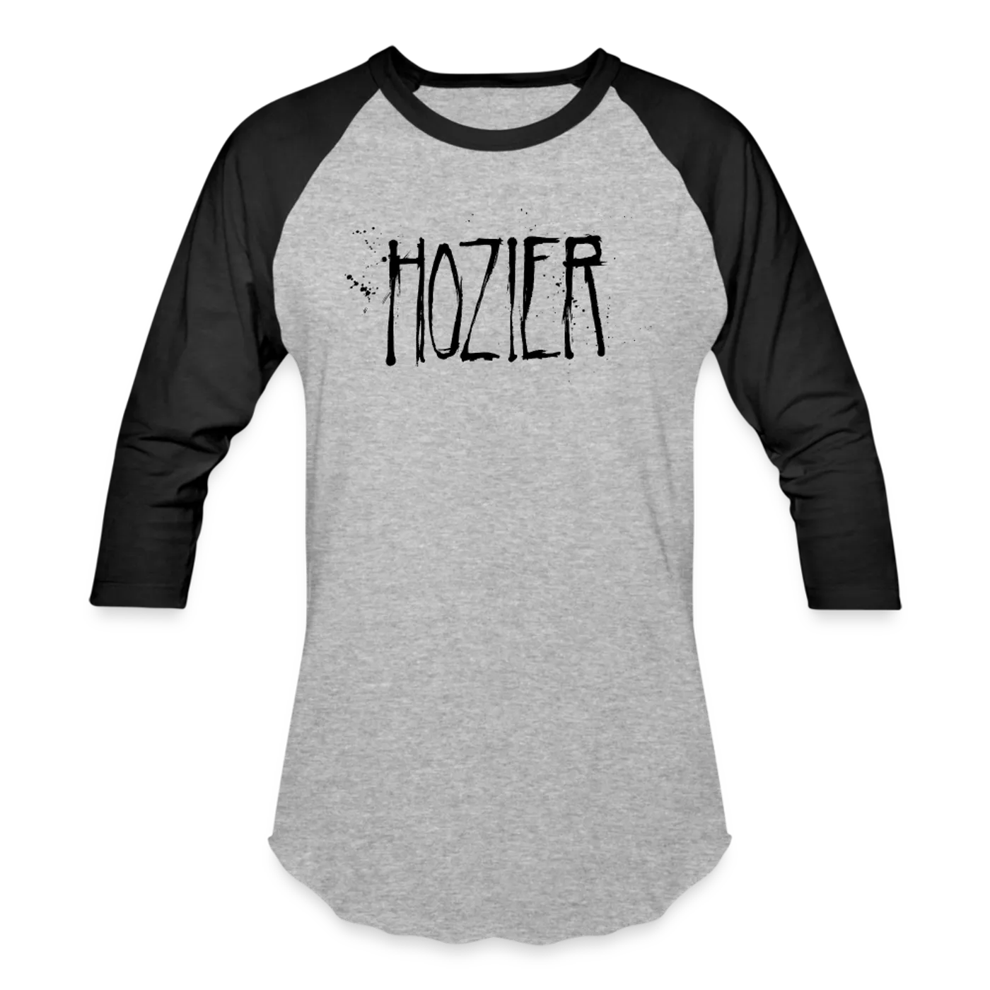 HOZIER "SPLATTER LOGO" 3/4 SLEEVE RAGLAN SHIRT