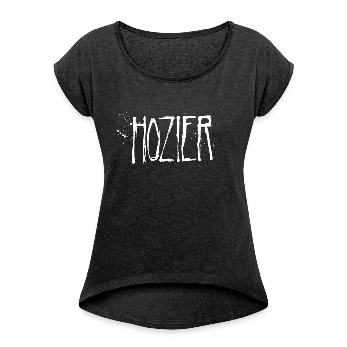HOZIER "SPLATTER" WOMEN'S ROLL CUFF T-SHIRT