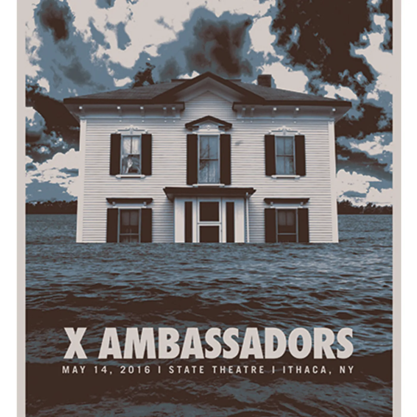 X Ambassadors Signed State Theatre Poster
